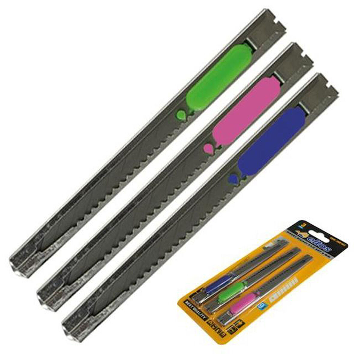 ELTOS İNCE METAL MAKET BIÇAĞI 3’LÜ SET