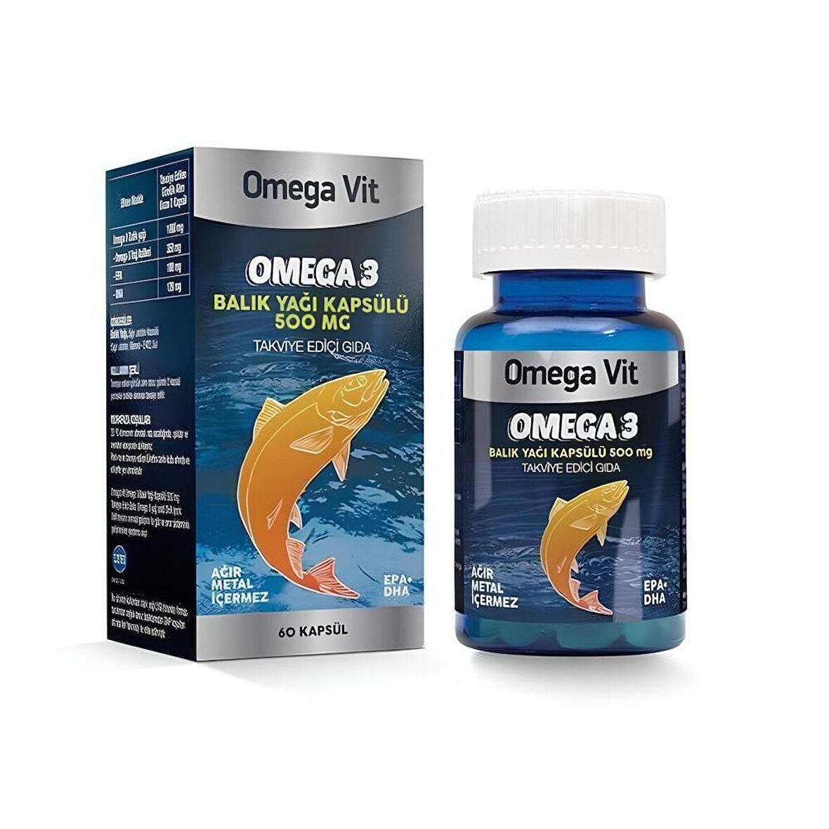 Omega Vit 1000 mg 60 Kapsül