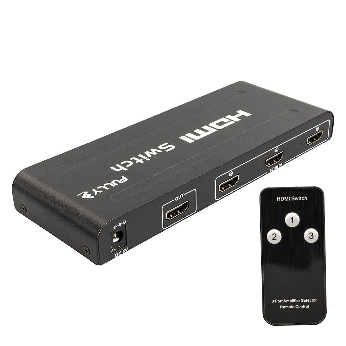 Fully G-538H 3 Giriş 1 Çıkış Hdmi Switcher Toplayıcı