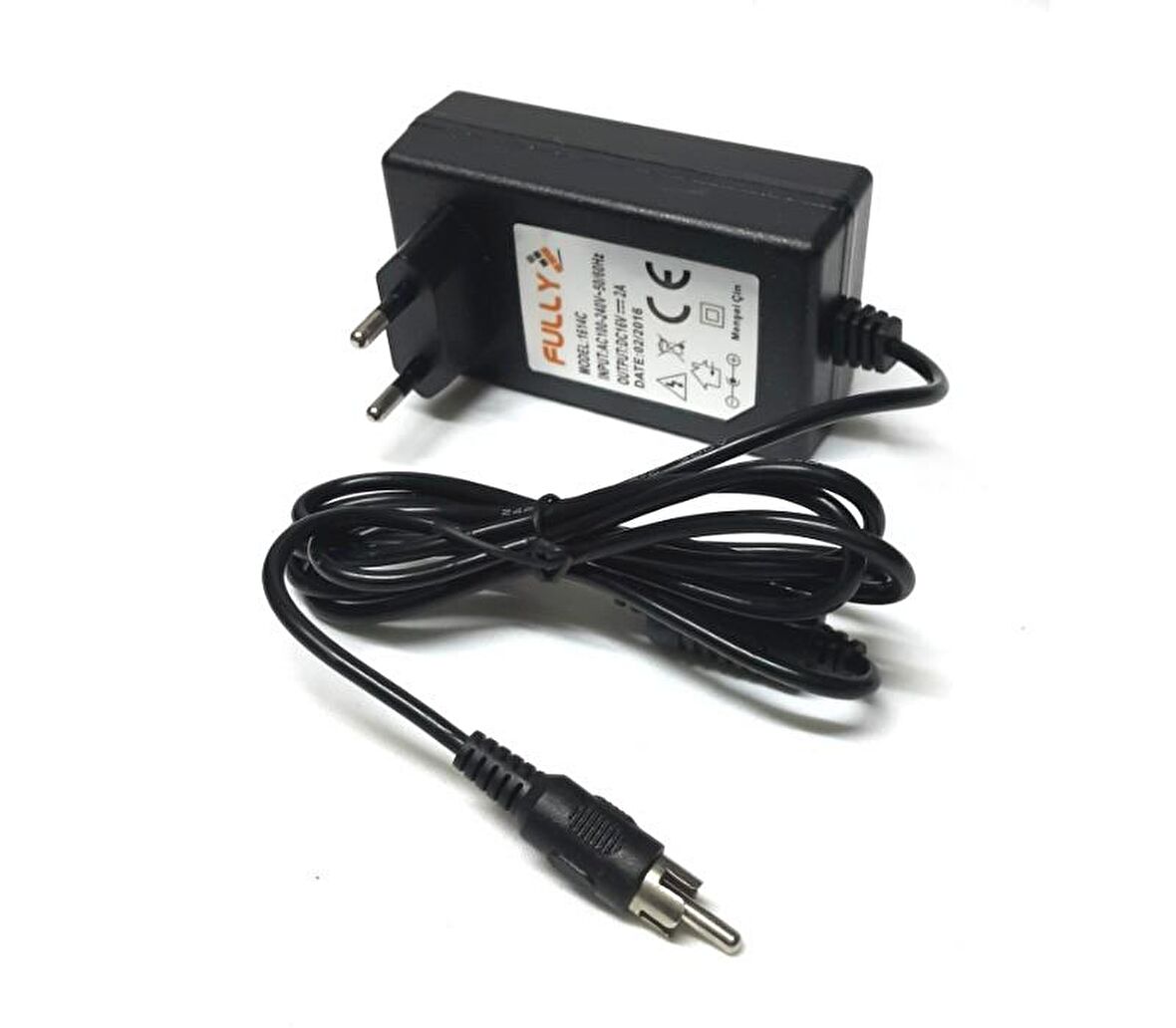 FULLY Santral Adaptör 16Volt 2Amper RCA Jak Fişli