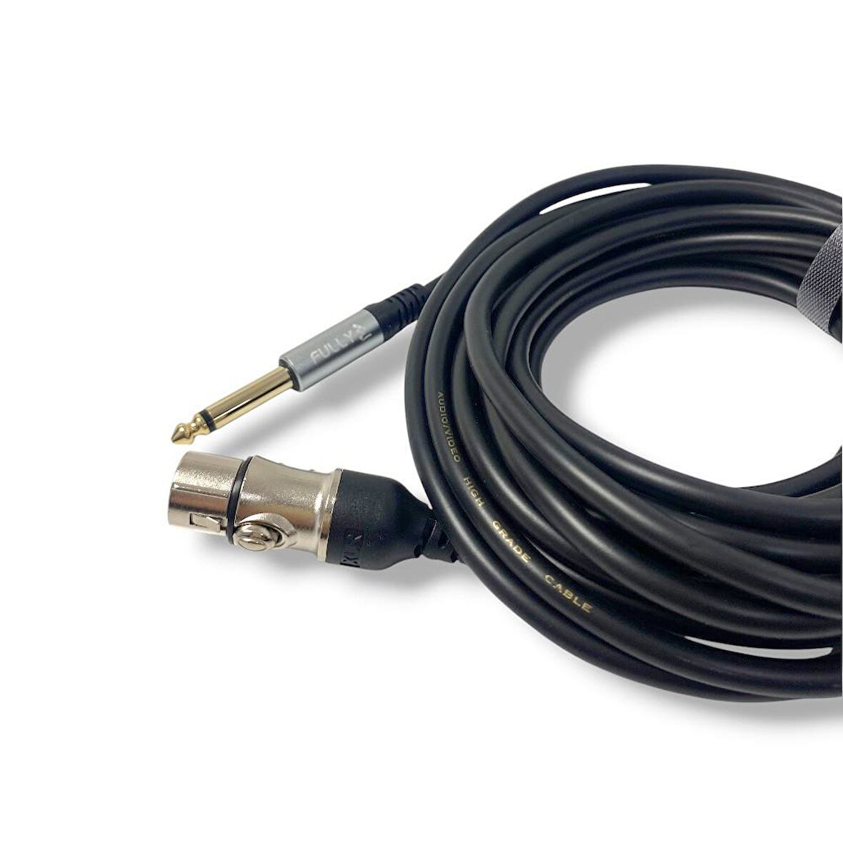 FULLY XLR Dişi-6.3mm Gitar Erkek Jaklı Kablo 5Metre