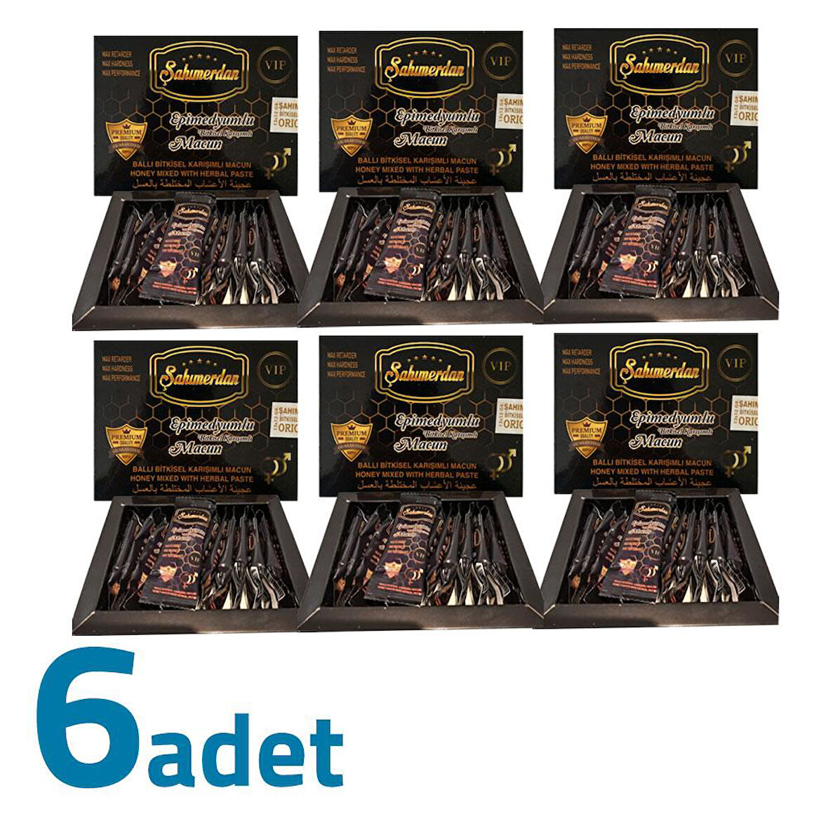 Şahımerdan Premium Stick Tek Kullanımlık Macunu 12x12GR 6 Kutu