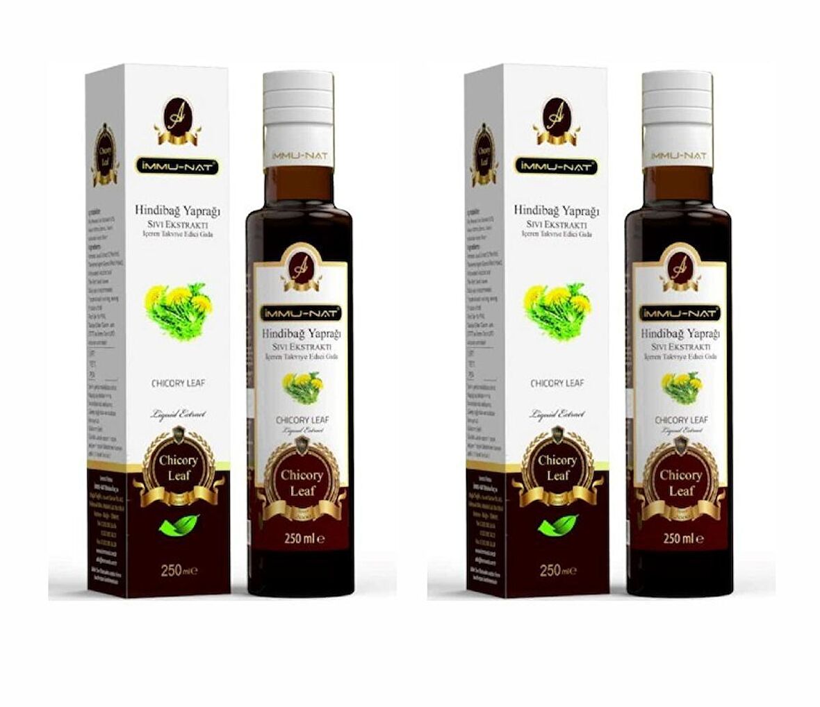 İmmu-Nat Hindiba Yaprağı Ekstraktı 250 ml x 2 Adet