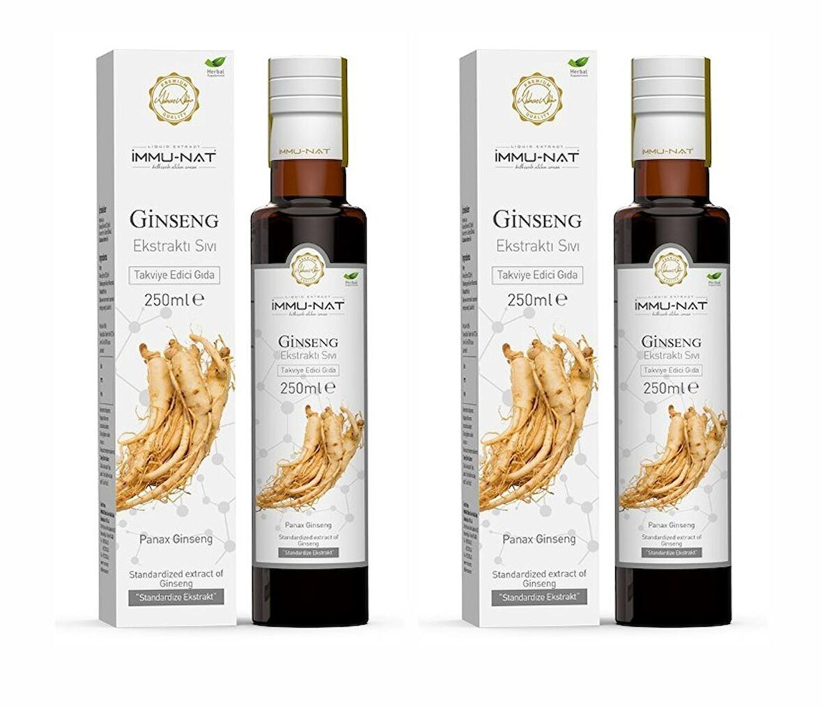 İmunat Ginseng Ekstraktı 250 ml  x 2 Adet
