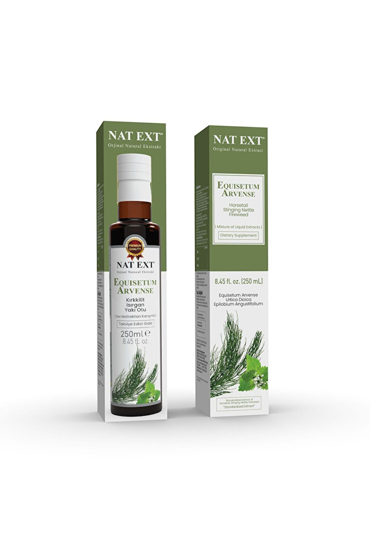 Nat Ext Equisetum Arvense Kırkkilit Isırgan Yakı Otu Sıvı Ekstrakt 250 ml