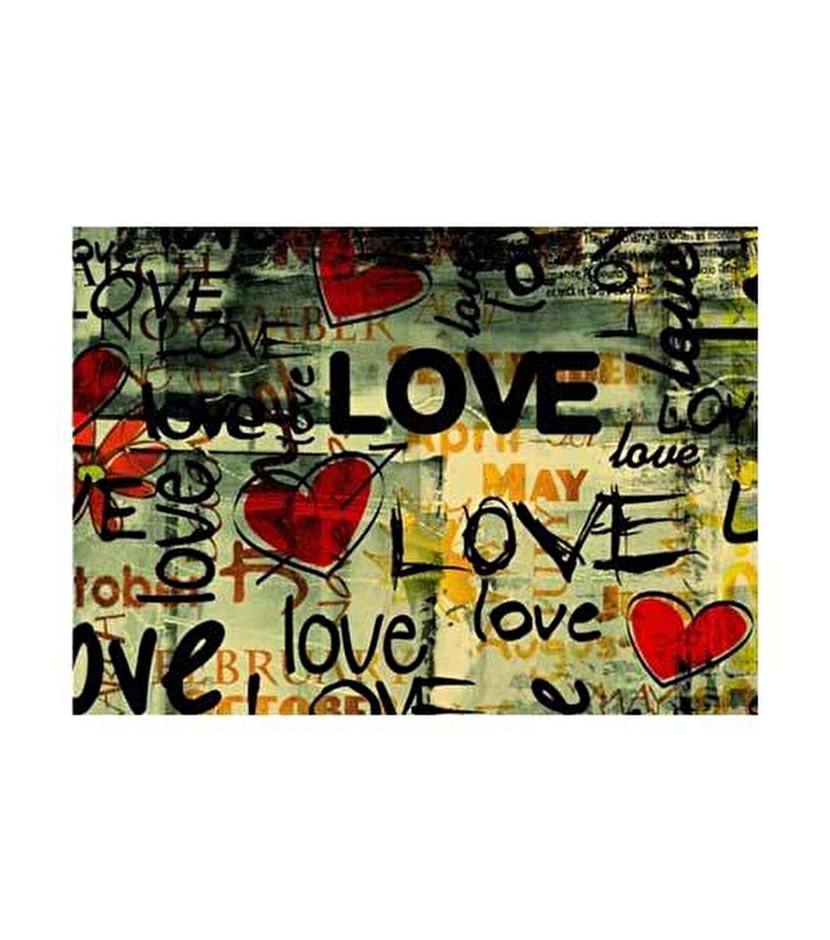Love Art Notebook Sticker, Laptop sticker,, Hp Sticker, Asus Sticker, 15.6 inç Sticker