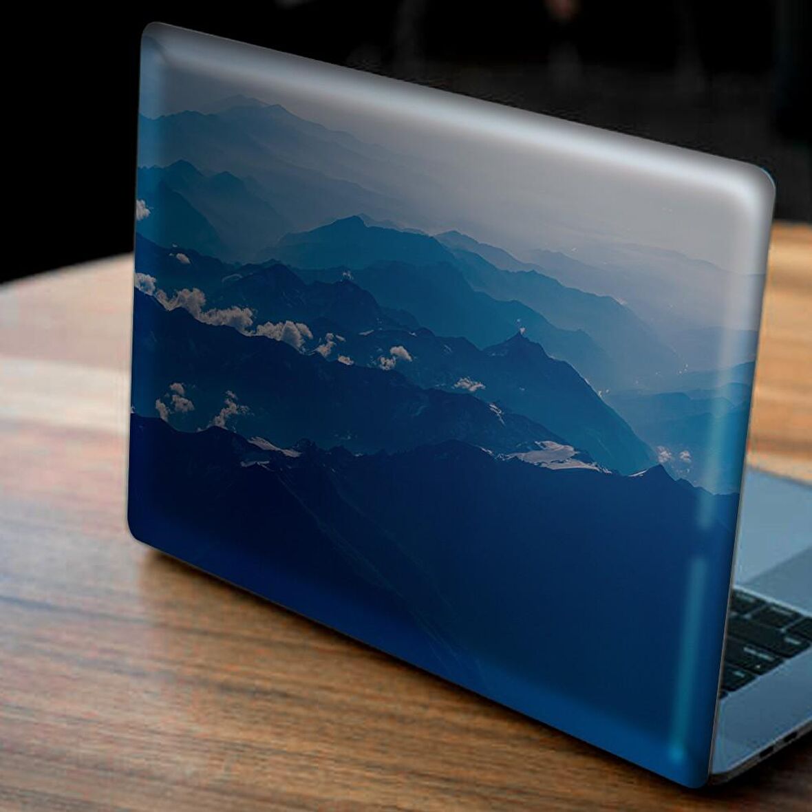 Sisli Mavi Dağlar Notebook Sticker, Laptop sticker,, Hp Sticker, Asus Sticker, 15.6 inç Sticker