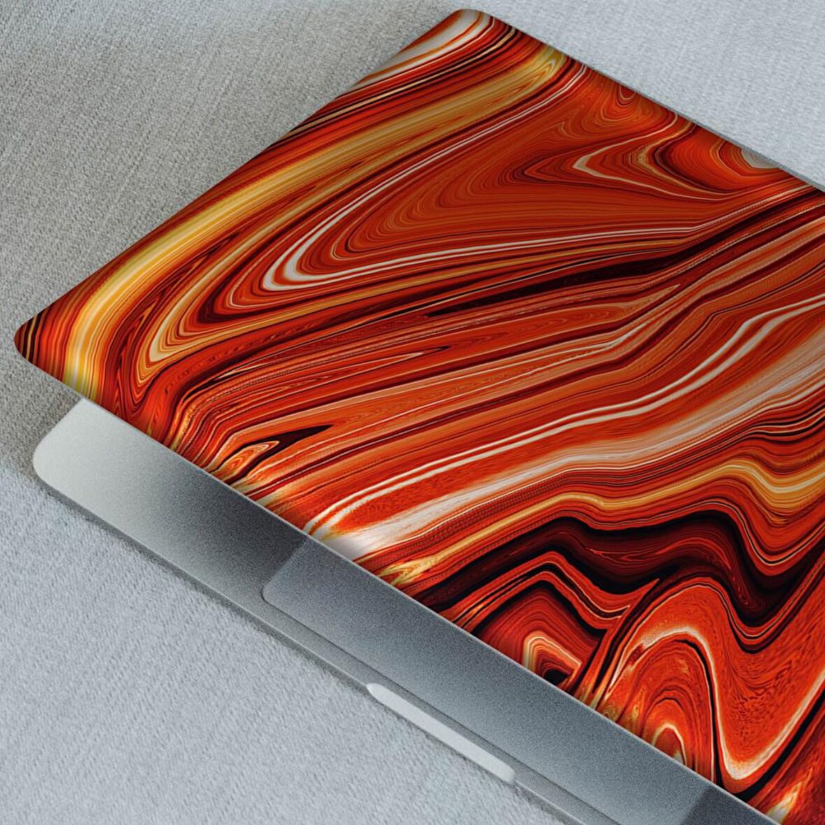 Kızıl Agate Dilimi Notebook Sticker, Laptop sticker,, Hp Sticker, Asus Sticker, 15.6 inç Sticker