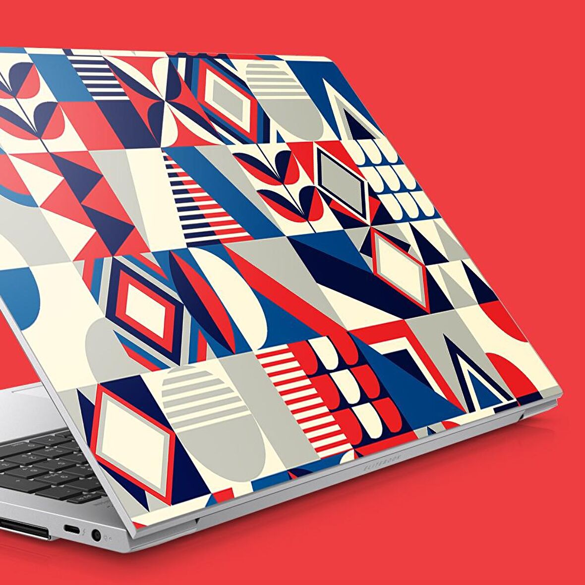 Karelerde Desenler-2  Notebook Sticker, Laptop sticker,, Hp Sticker, Asus Sticker, 15.6 inç Sticker