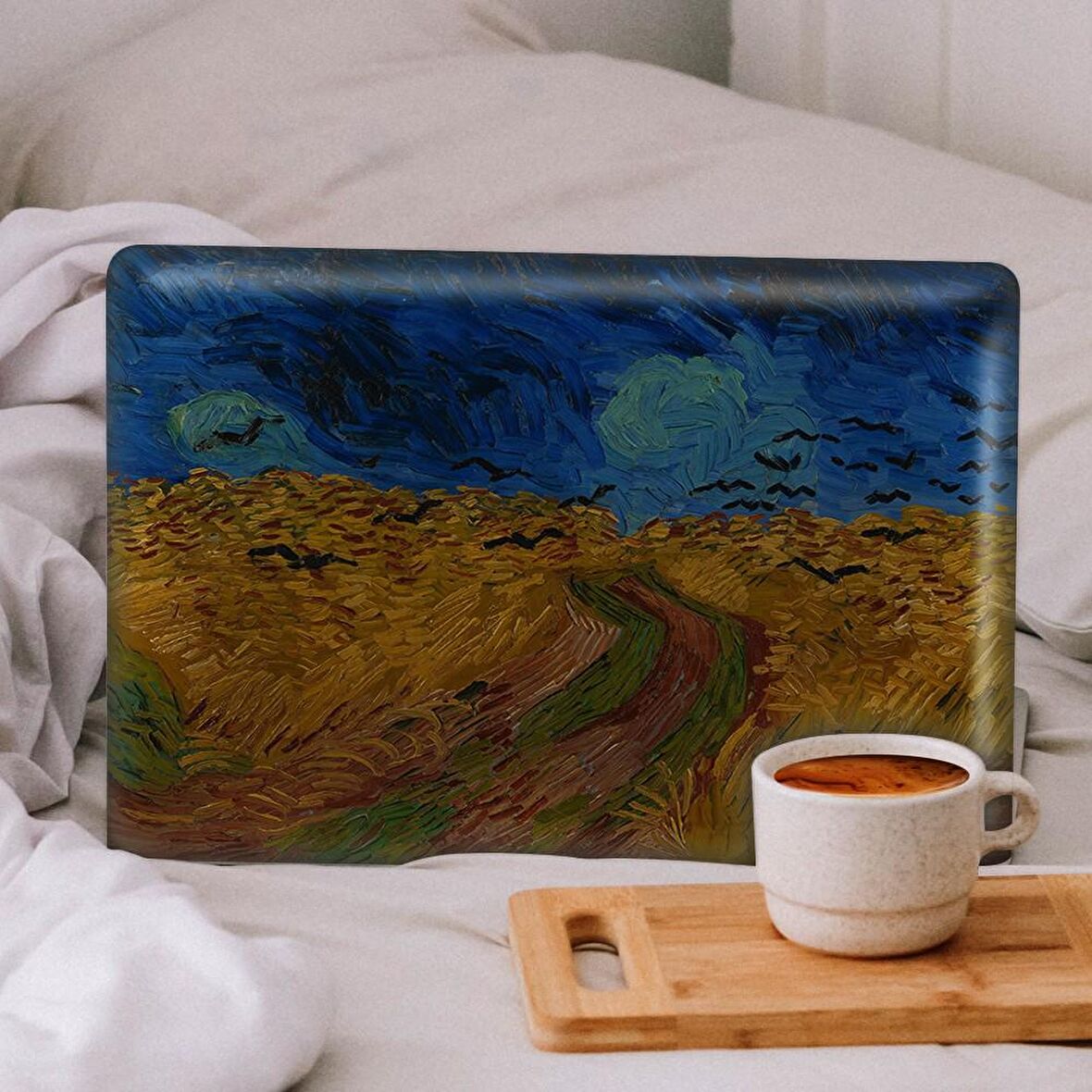 Van Gogh Buğday Tarlası Notebook Sticker, Laptop sticker,, Hp Sticker, Asus Sticker, 15.6 inç Sticker