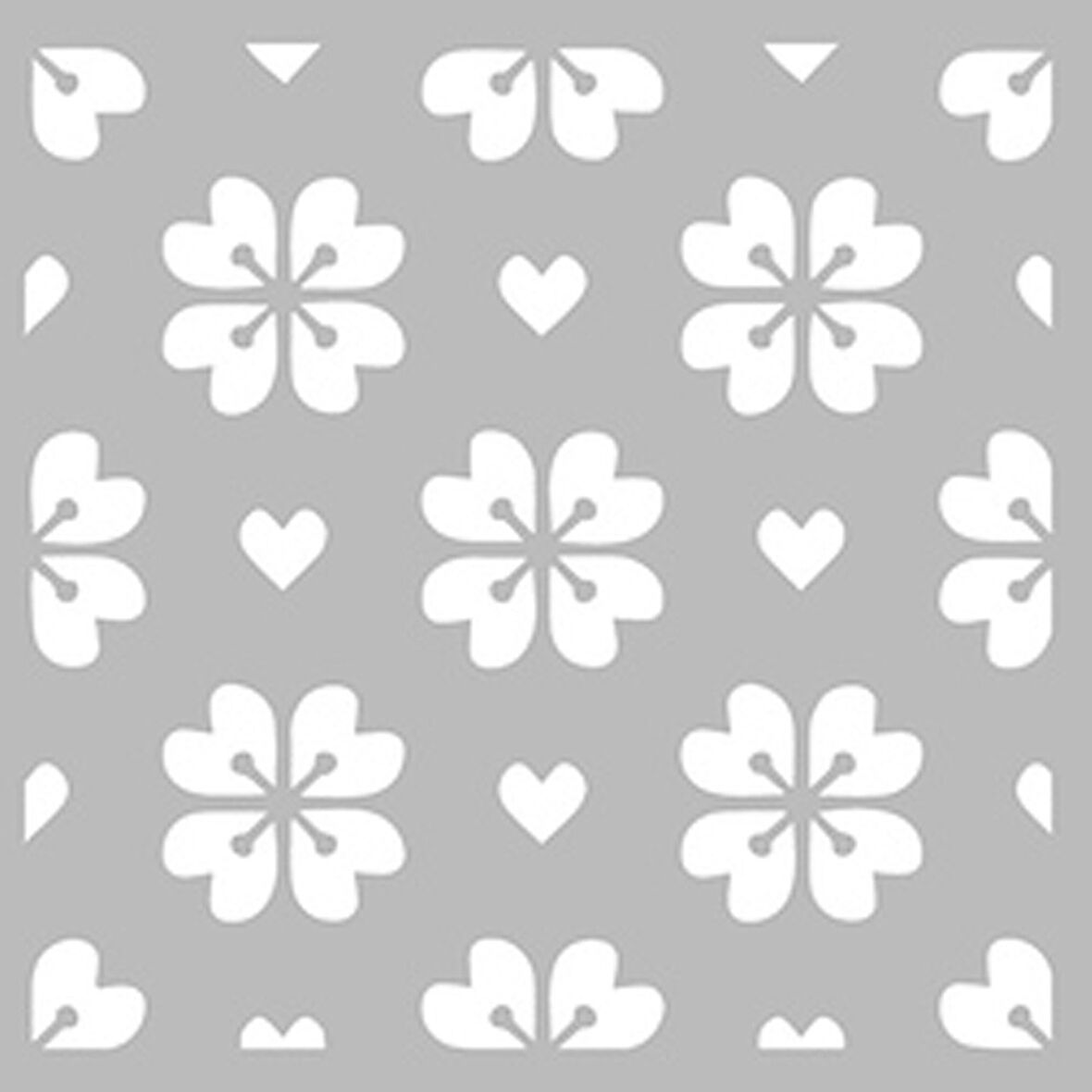 Blossom Desen Stencil Boyama şablonu 30x30 cm, Duvar Stencil, Fayans Stencil, Mobilya Stencil