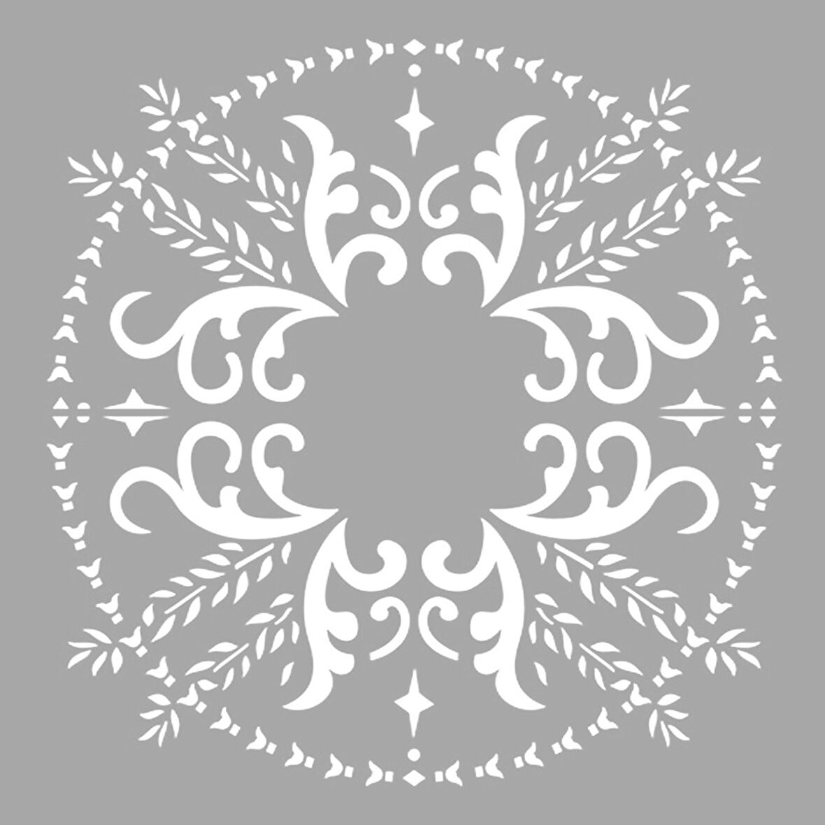 Garland Karo Stencil Boyama şablonu 30x30 cm, Duvar Stencil, Fayans Stencil, Mobilya Stencil