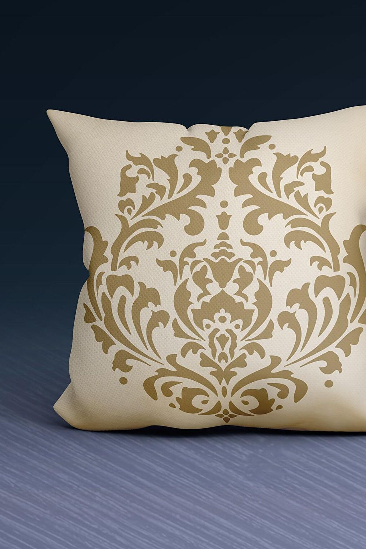 Damask Motif Desen Stencil Boyama şablonu 30x30cm,Duvar Stencil,Fayans Stencil,Mobilya Stencil