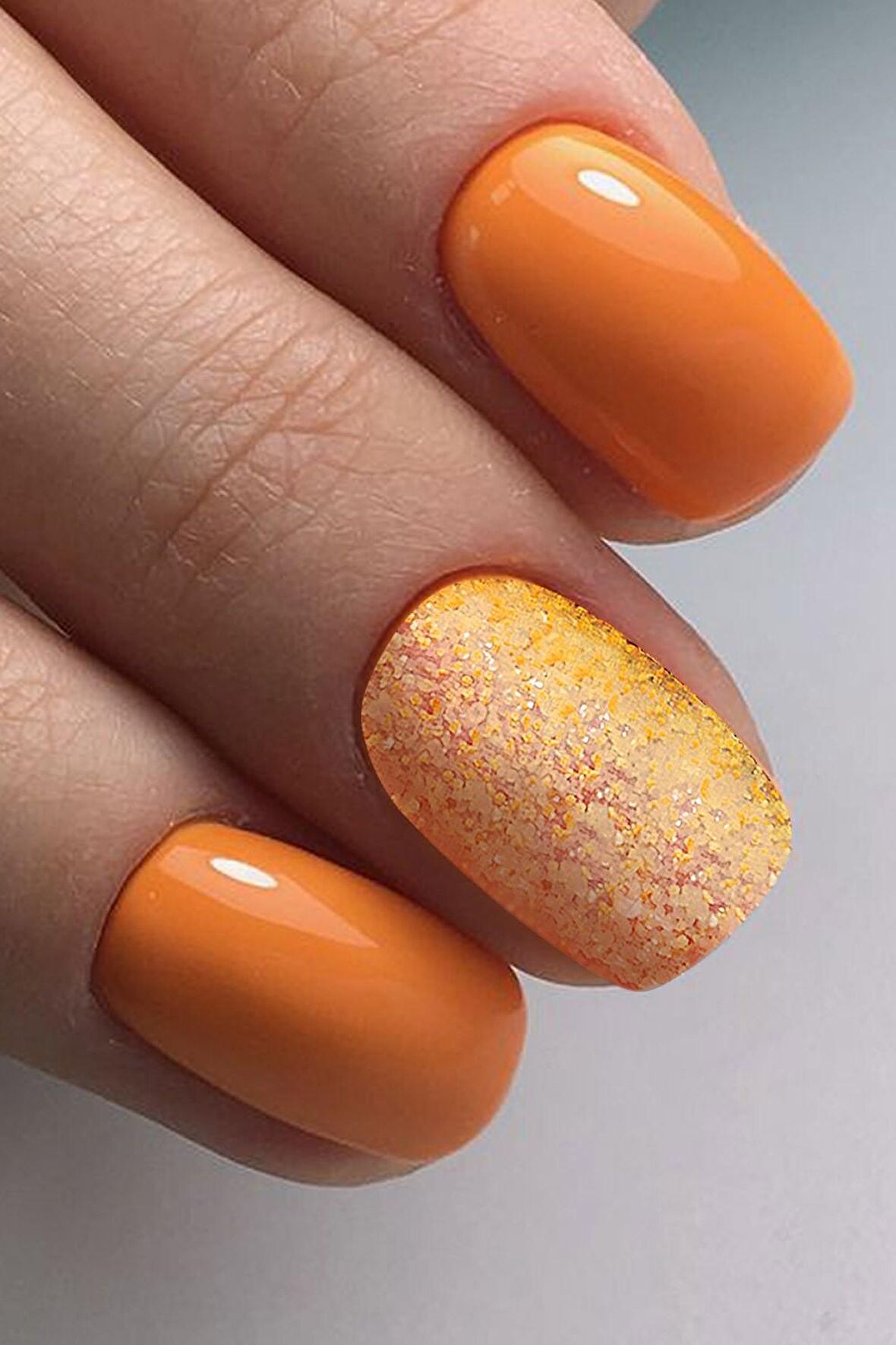 TURUNCU TIRNAK OJE SÜSLEME TUZU, TIRNAK TOZU, OJE TUZU, OJE TOZU, NAIL ART