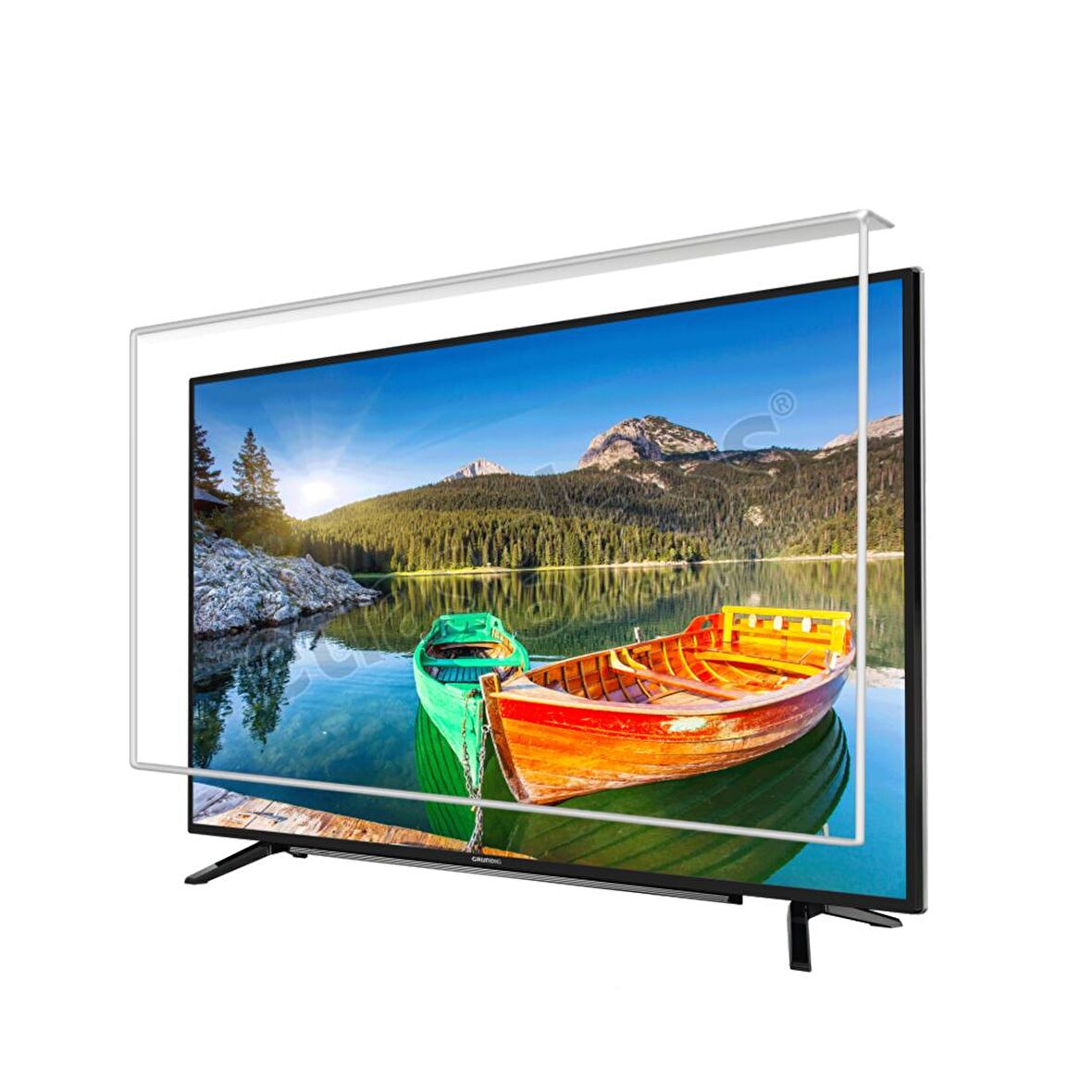 ETİASGLASS 50'' (127 EKRAN) Tv Ekran Koruyucu / 3mm Ekran Koruma Paneli