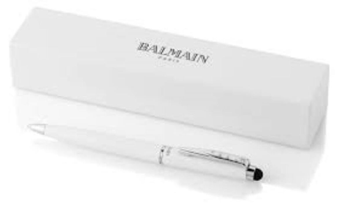 Balmain 10640800 Maud Stylus Beyaz Tükenmez Kalem