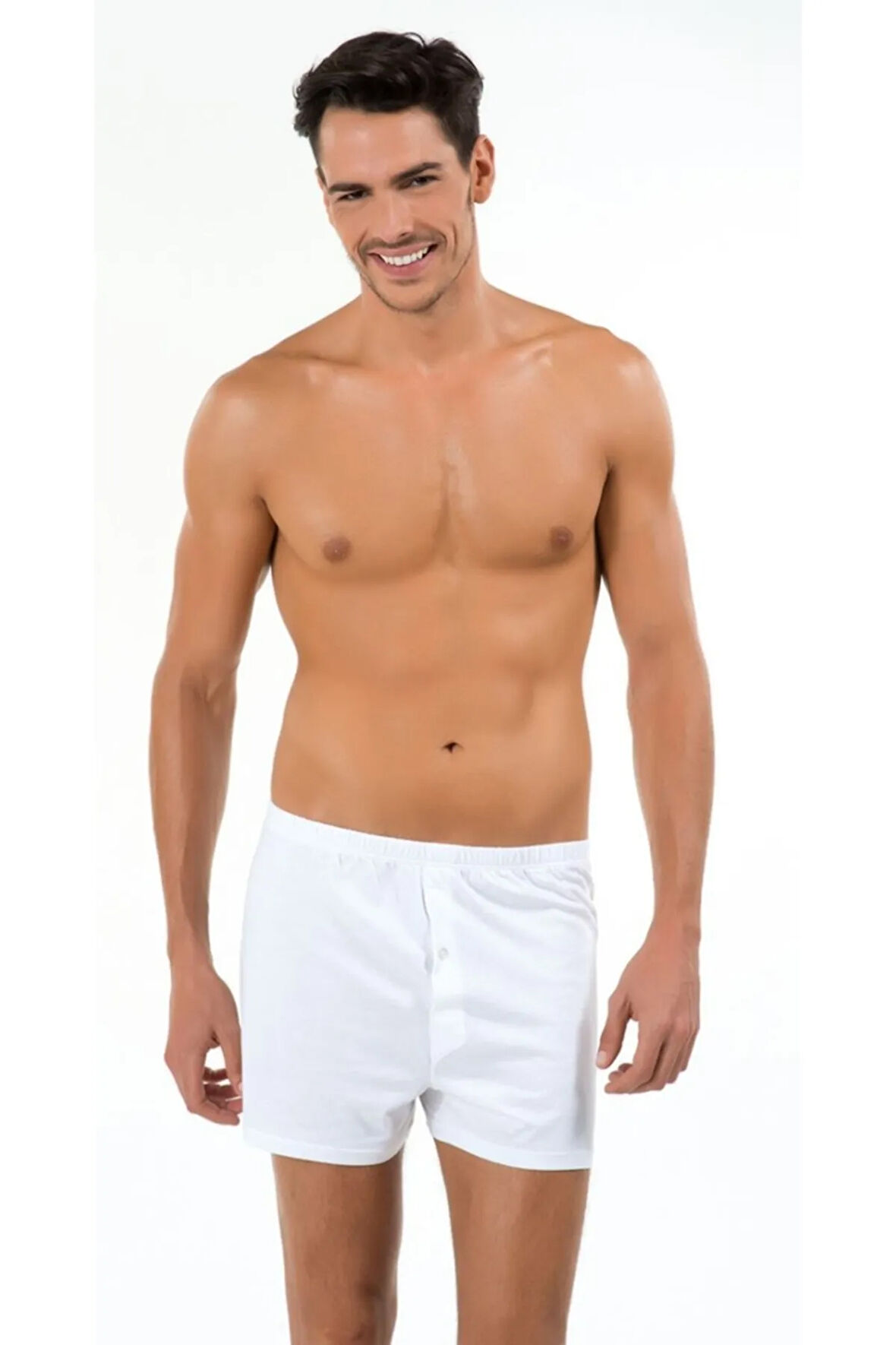 Adrian 2'li Ekonomik Kutu Erkek Boxer 44bx10141beya--h