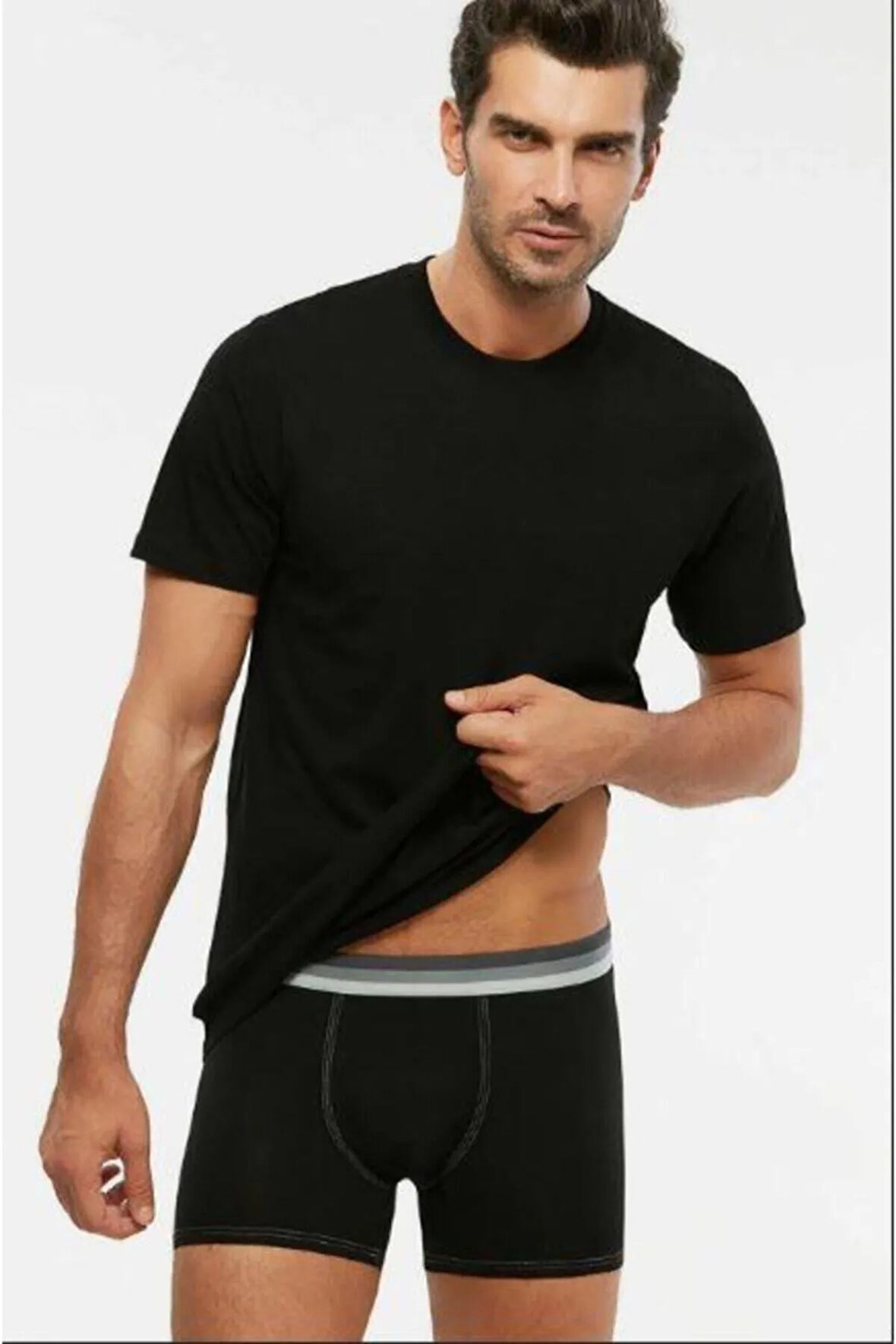 Eduardo 2'li Erkek Atlet - Siyah