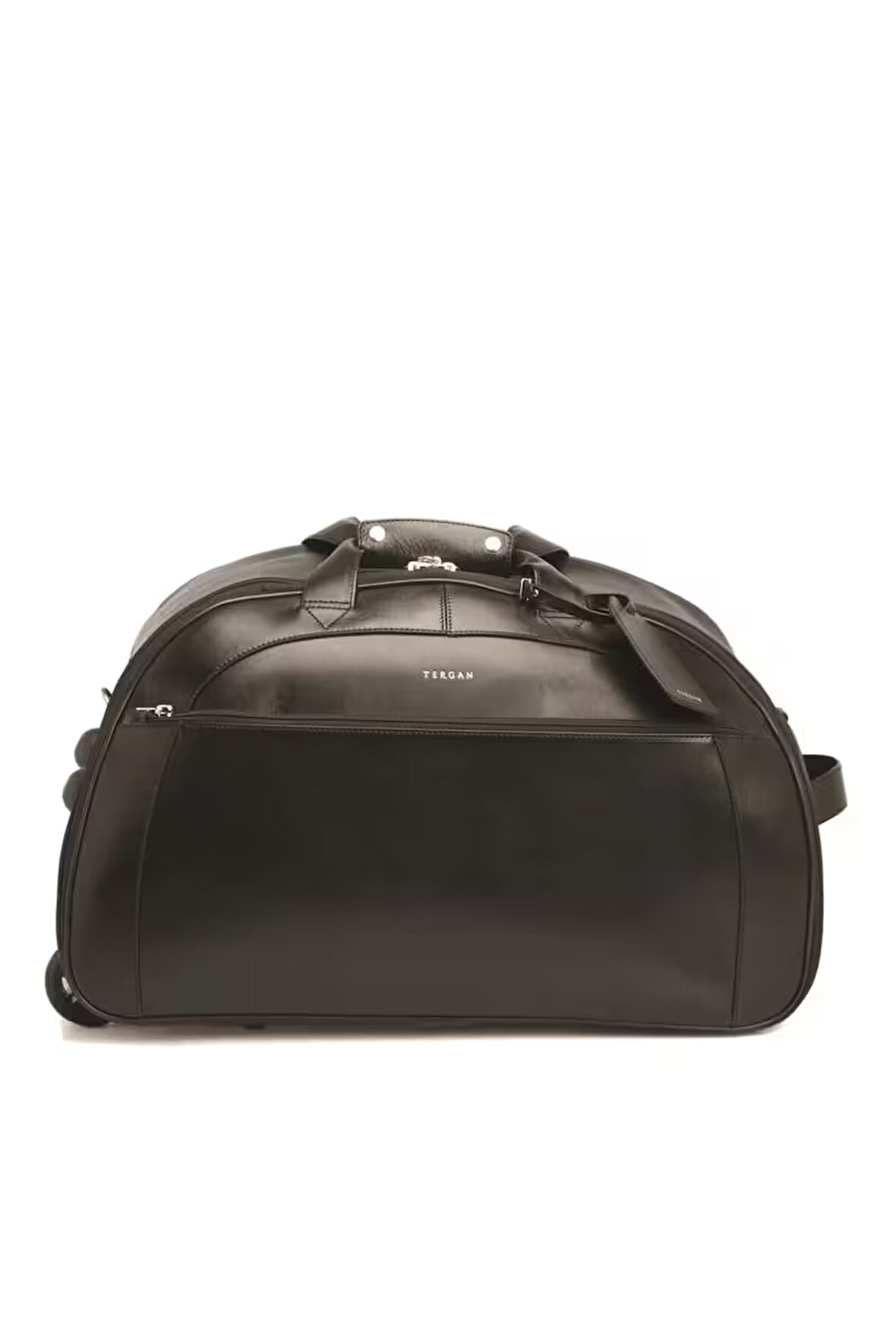 Tergan S1SC00002566-A97  Deri Unisex Seyahat Çantası - Siyah