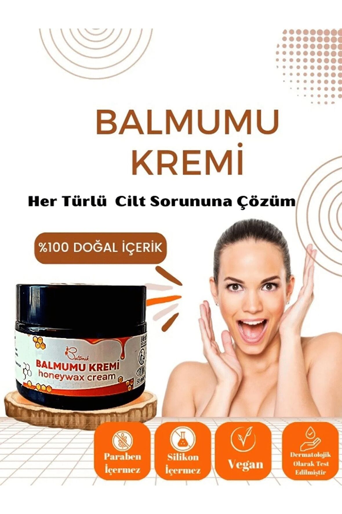 Yüz Aydınlatıcı - Onarıcı - Bal Mumu Kremi