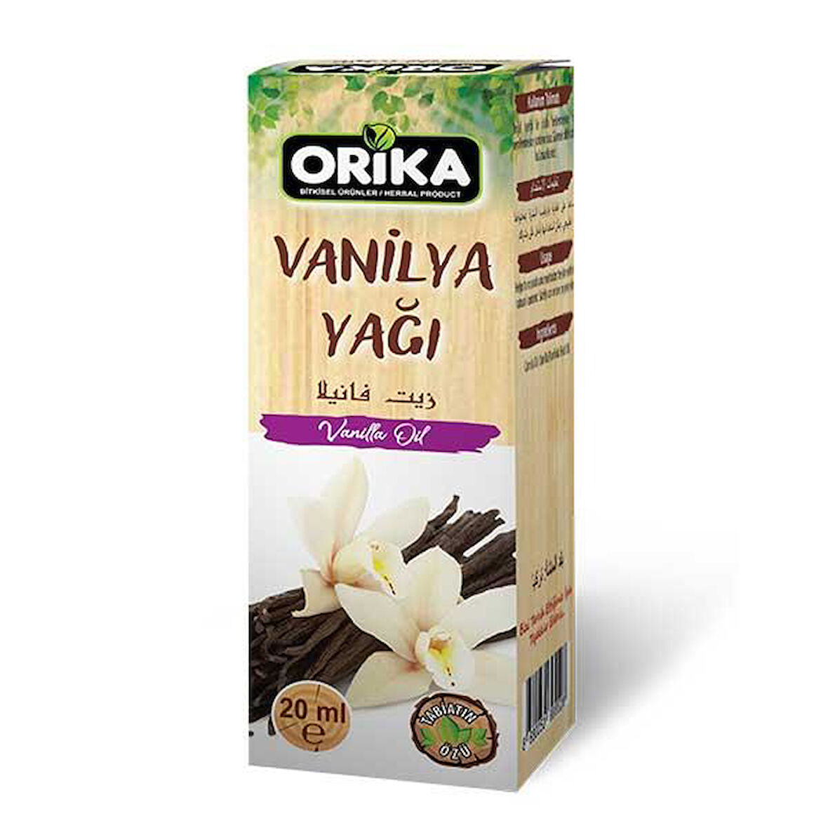 Orika Vanilya Yağı 20 ml e ST00180