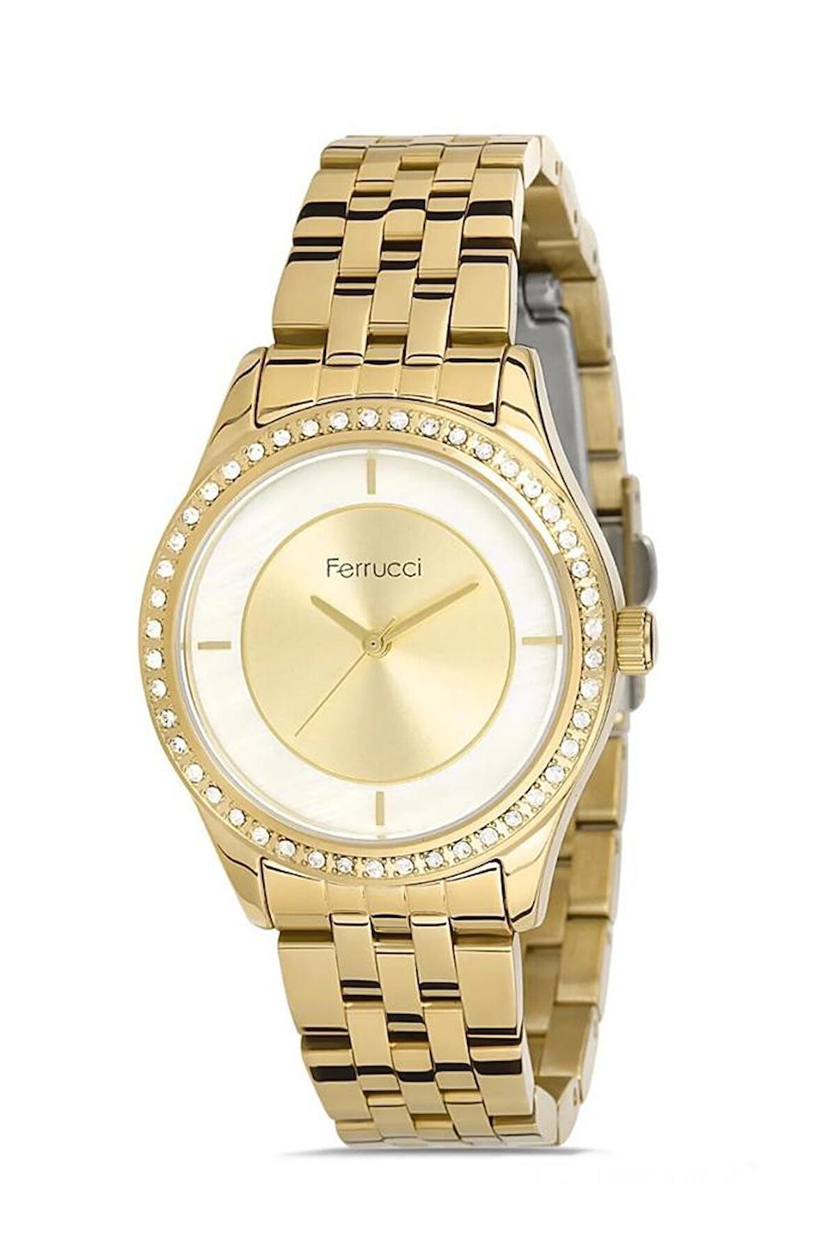 Ferrucci 1. Sınıf Çelik Sade Şık Kadın Kol Saat