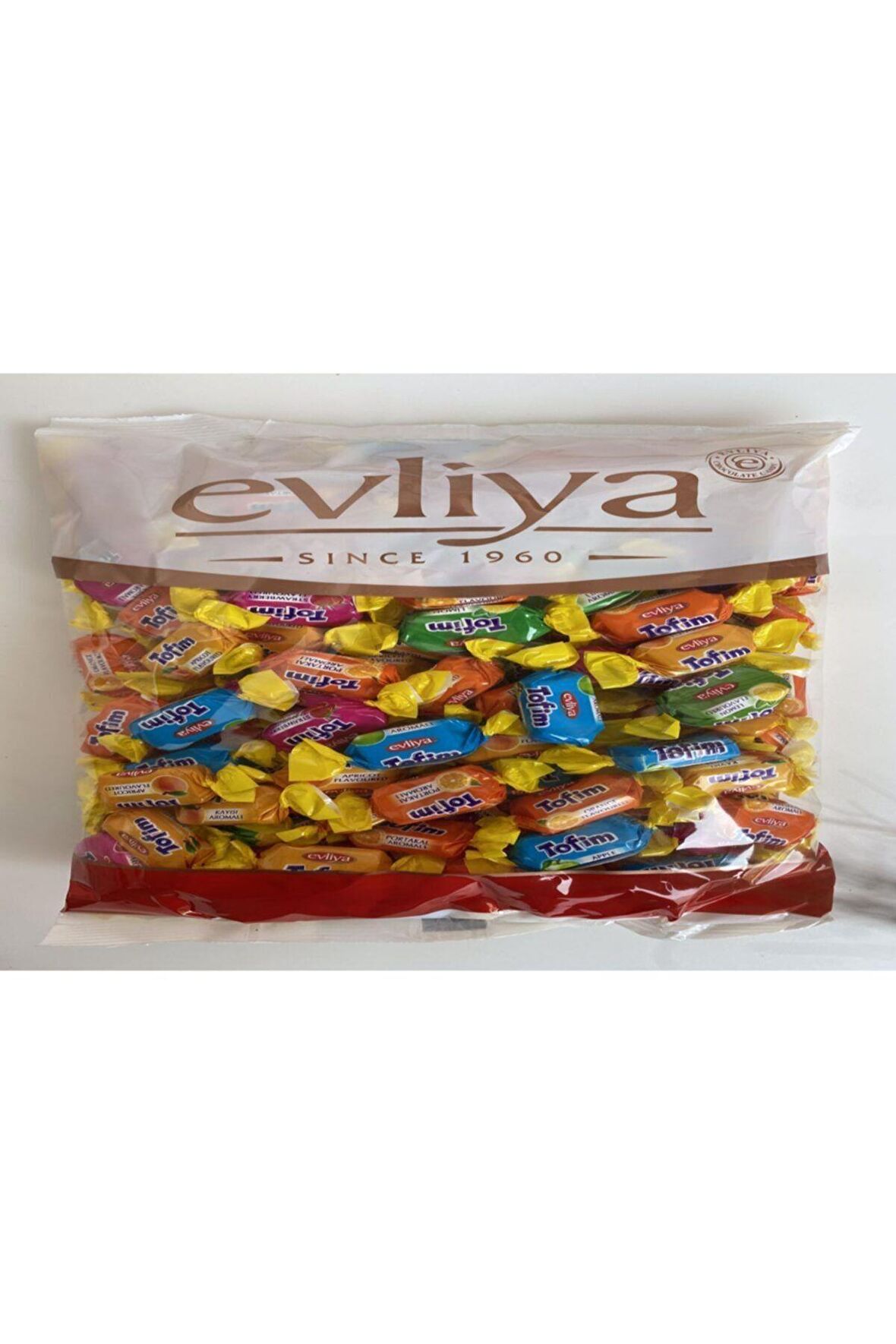 EVLİYA TOFİM MEYV. YUMUŞAK ŞEKER 1KG*6 