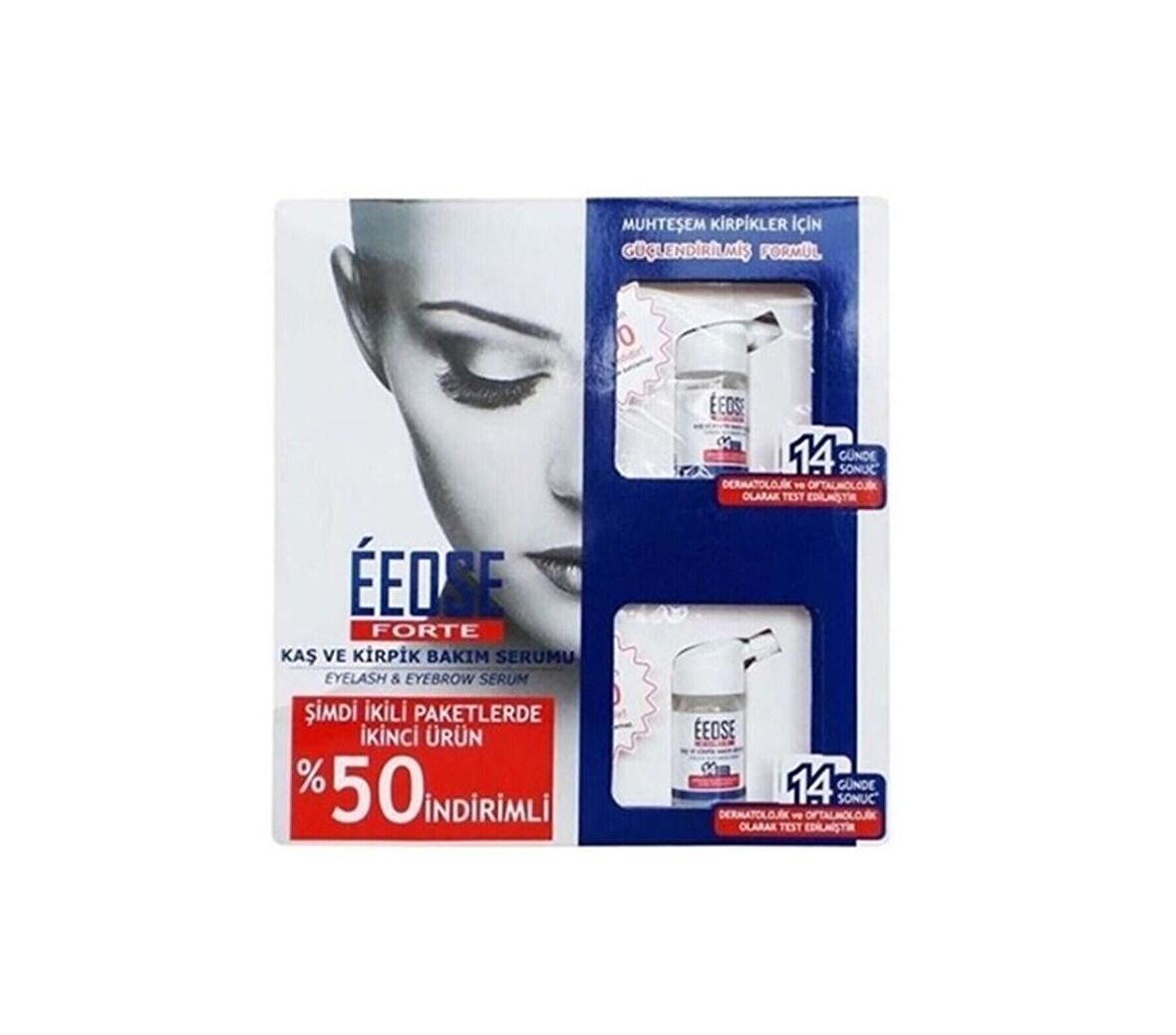 EEOSE Forte Kaş ve Kirpik Bakım Serumu 10 ml - 2. Ürün %50 İndirimli