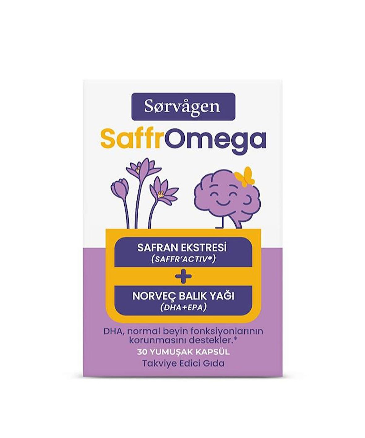 Sorvagen SaffrOmega Safran ve Omega3 30 Yumuşak Kapsül