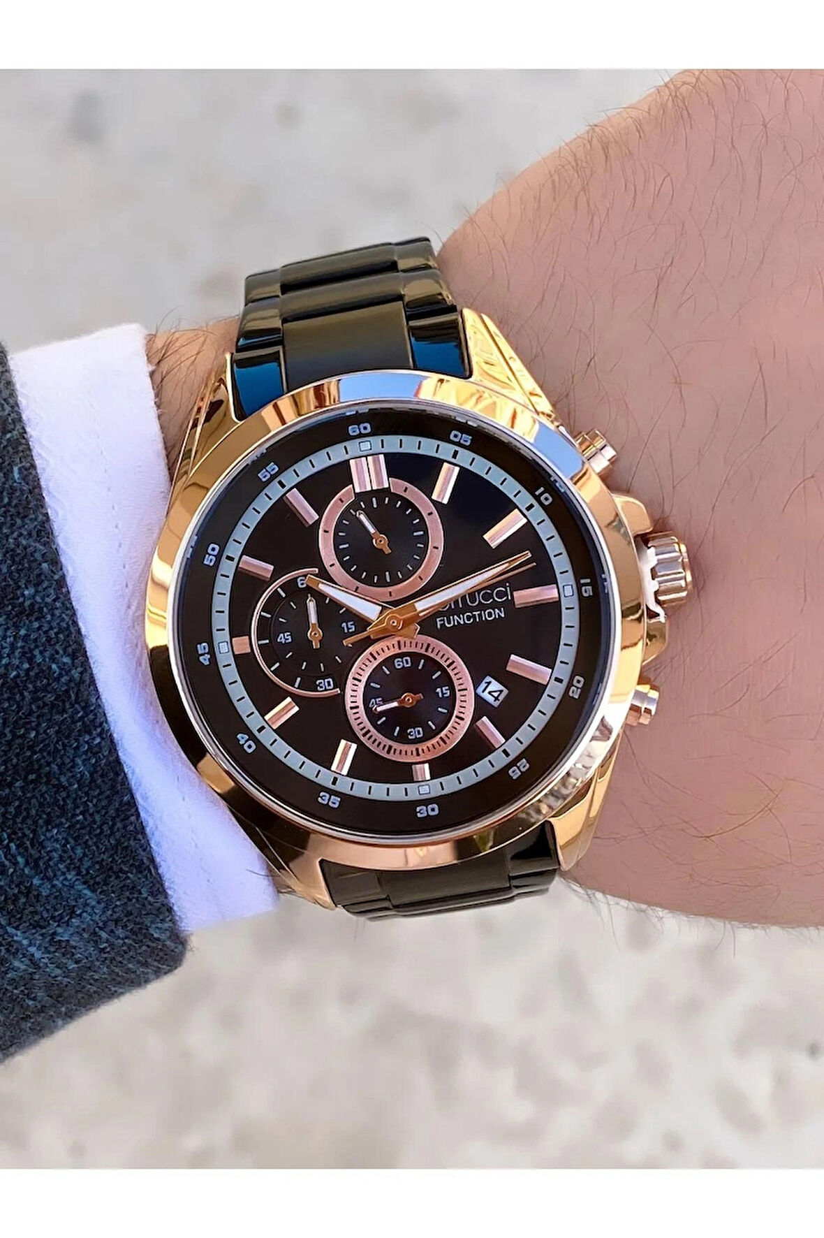 Ferrucci FC8490 Funciton Multi Fonksiyon Erkek Kol Saati 3 Atm Su Geçirmezlik