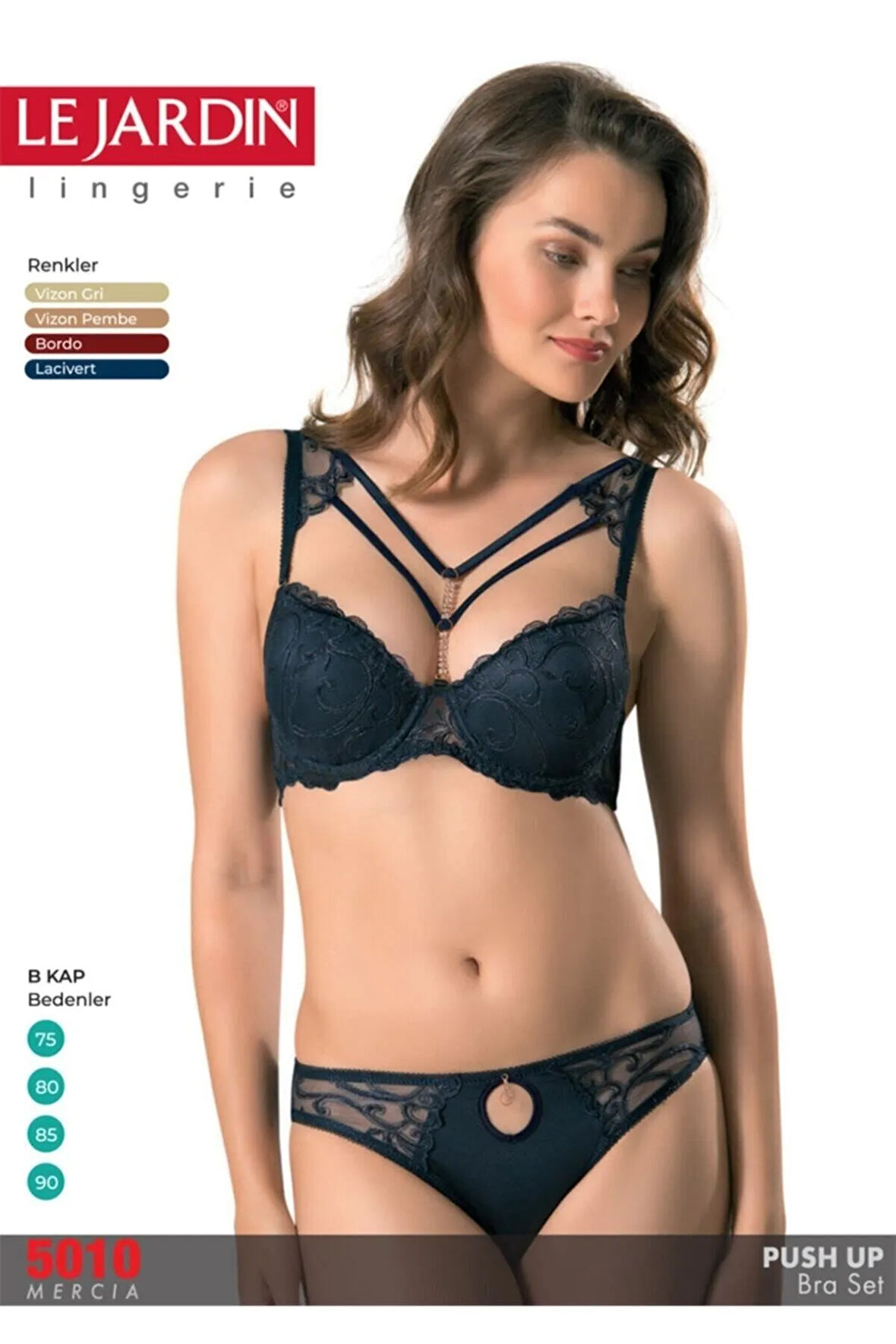 Mercia 5010 Push Up Sütyen Külot Takım