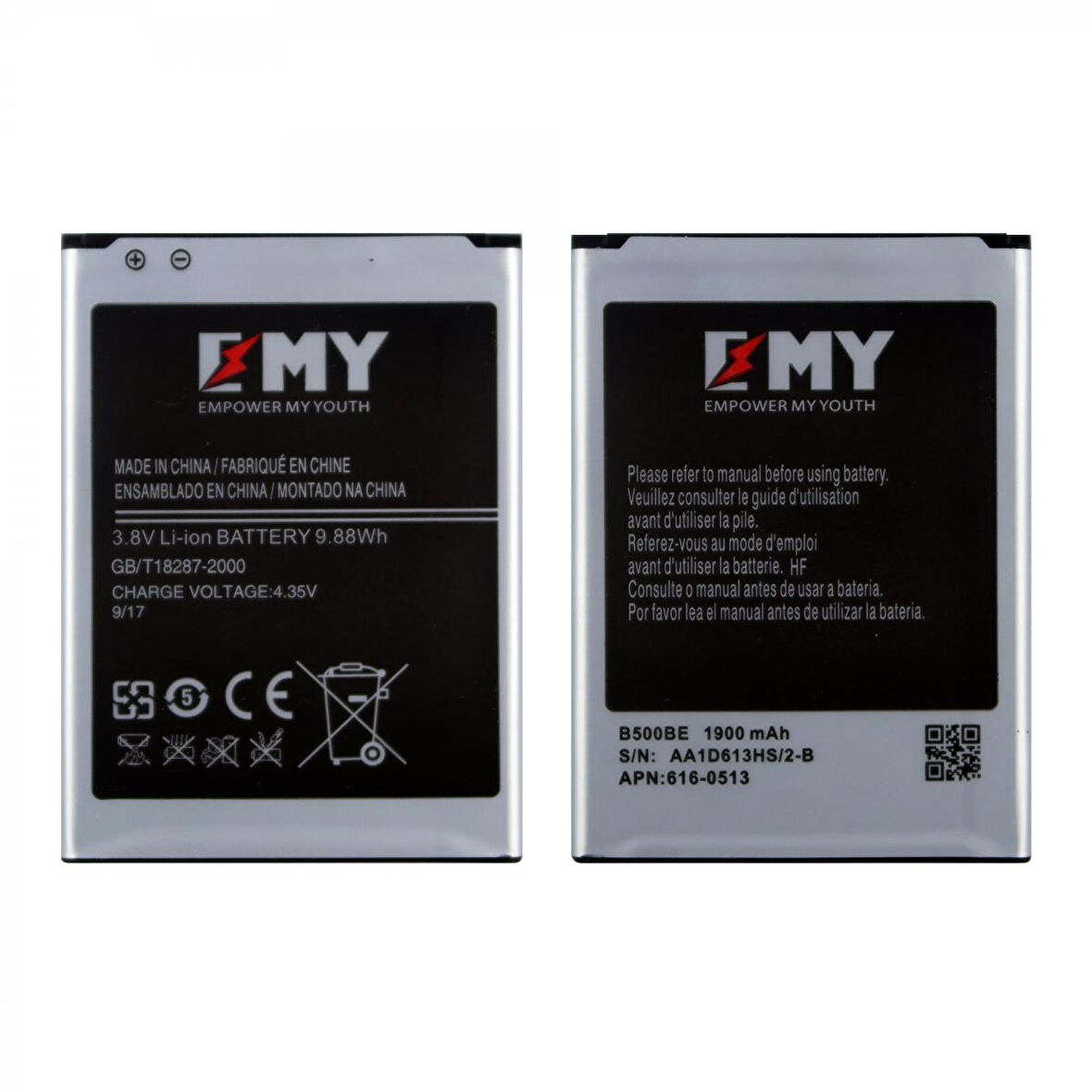 Teknonet Samsung Galaxy i9190 S4 Mini Uyumlu Emy B500BE 1900 MAh Batarya NT-26418