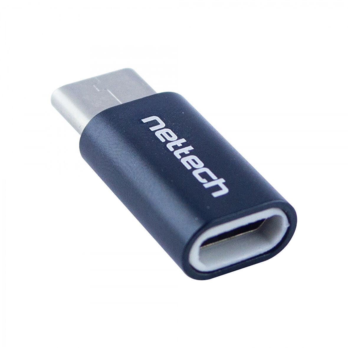 Nettech Micro USB To Type-C Dönüştürücü (Siyah)