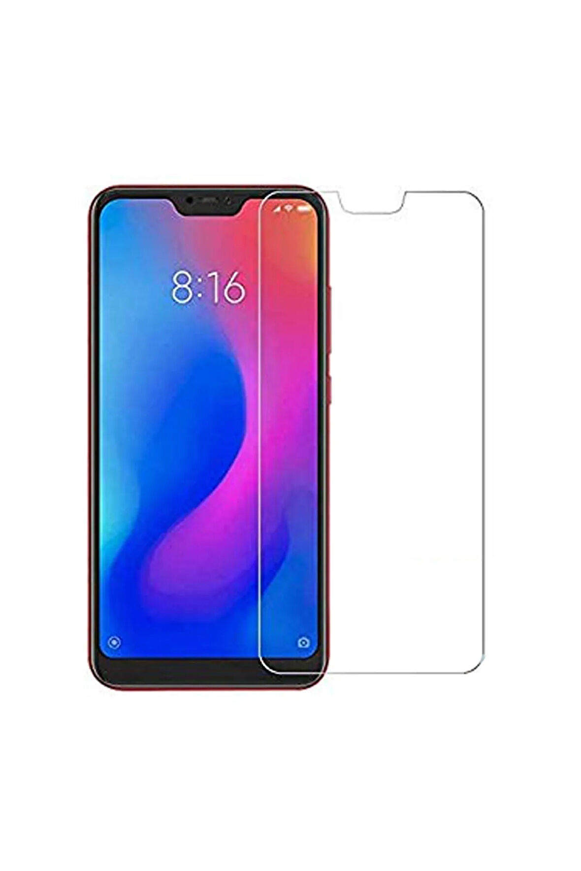 Xiaomi Mi A2 Lite Uyumlu Ön Koruma Cam Ekran Koruyucu