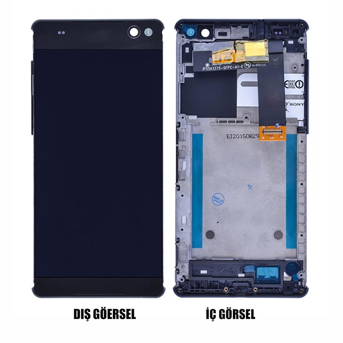 Teknonet Sony Xperia C5 Ultra Uyumlu Org Lcd+Dokunmatik+Çıtalı VR-12225