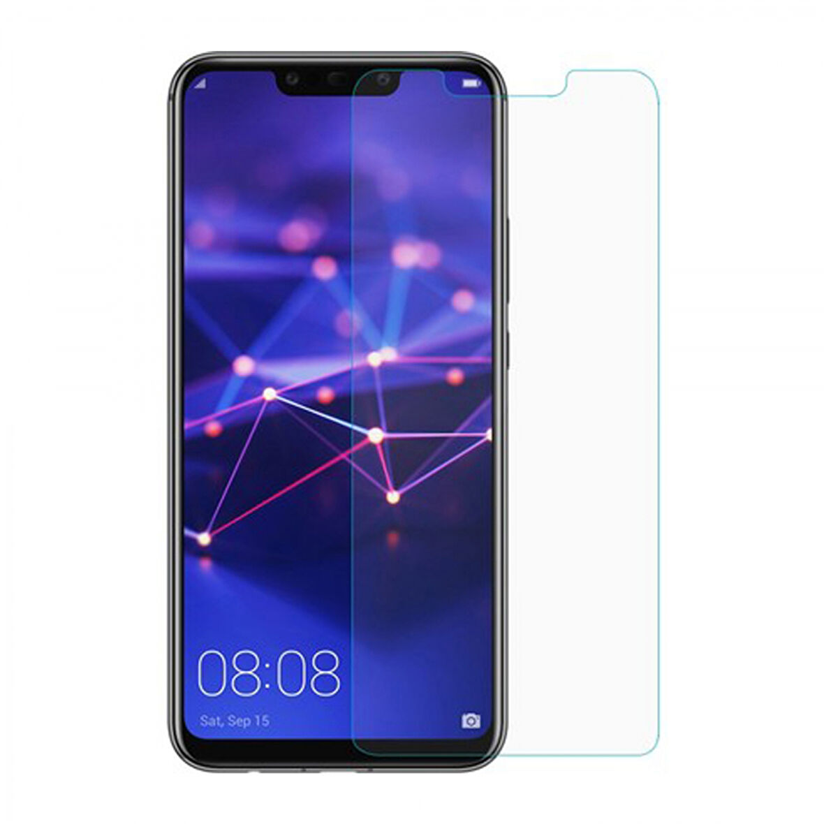 Huawei Mate 20 Uyumlu Şeffaf Temperli Cam Ekran Koruyucu