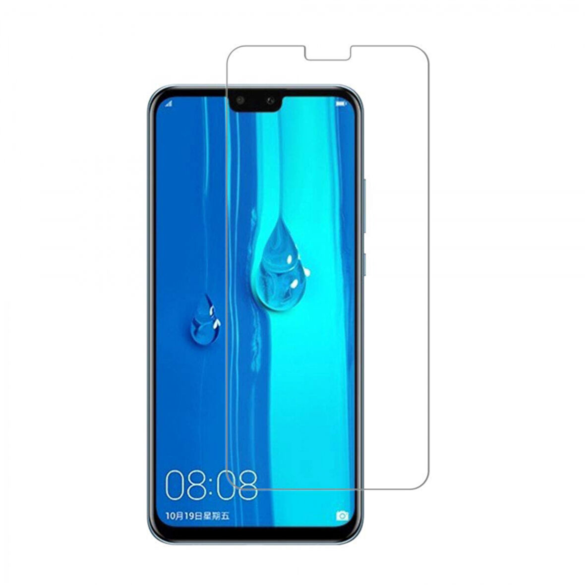 Huawei Y9 2019 Şeffaf Temperli Cam Ekran Koruyucu