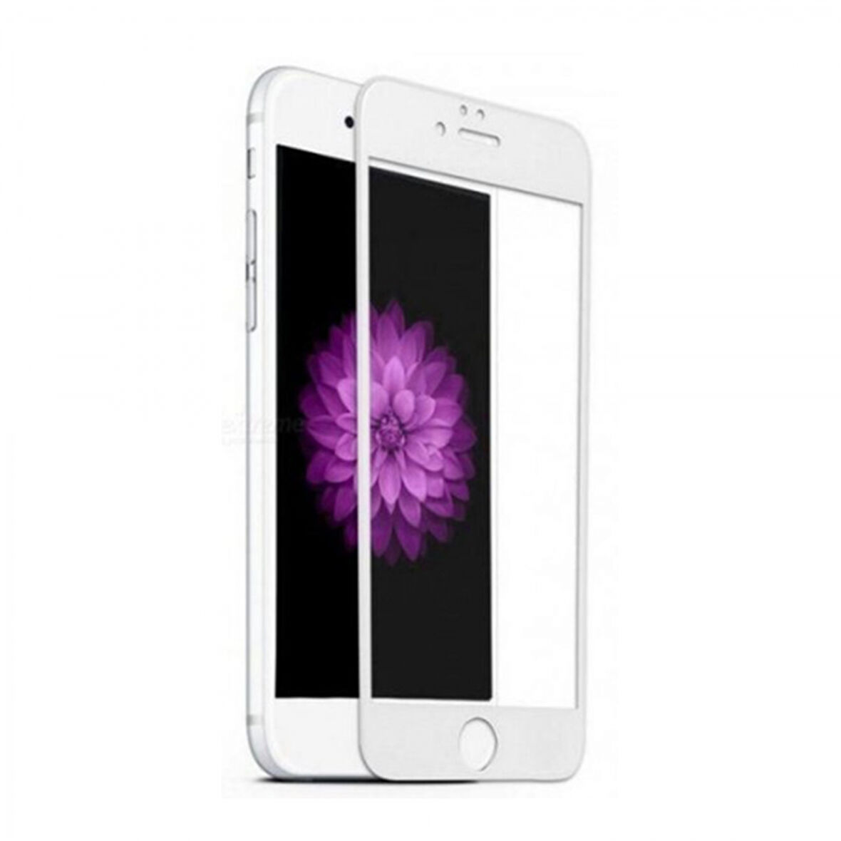 iPhone 7 / 8 Uyumlu Ön Koruma Temperli Cam Ekran Koruyucu (Beyaz)