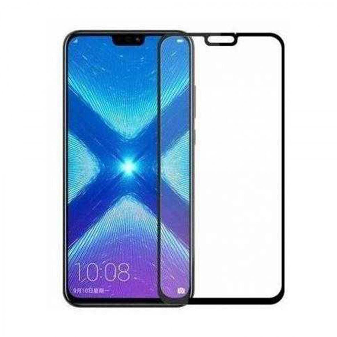 Huawei Y9 2019 Uyumlu Ön Koruma 9H Nano Ekran Koruyucu(Siyah)
