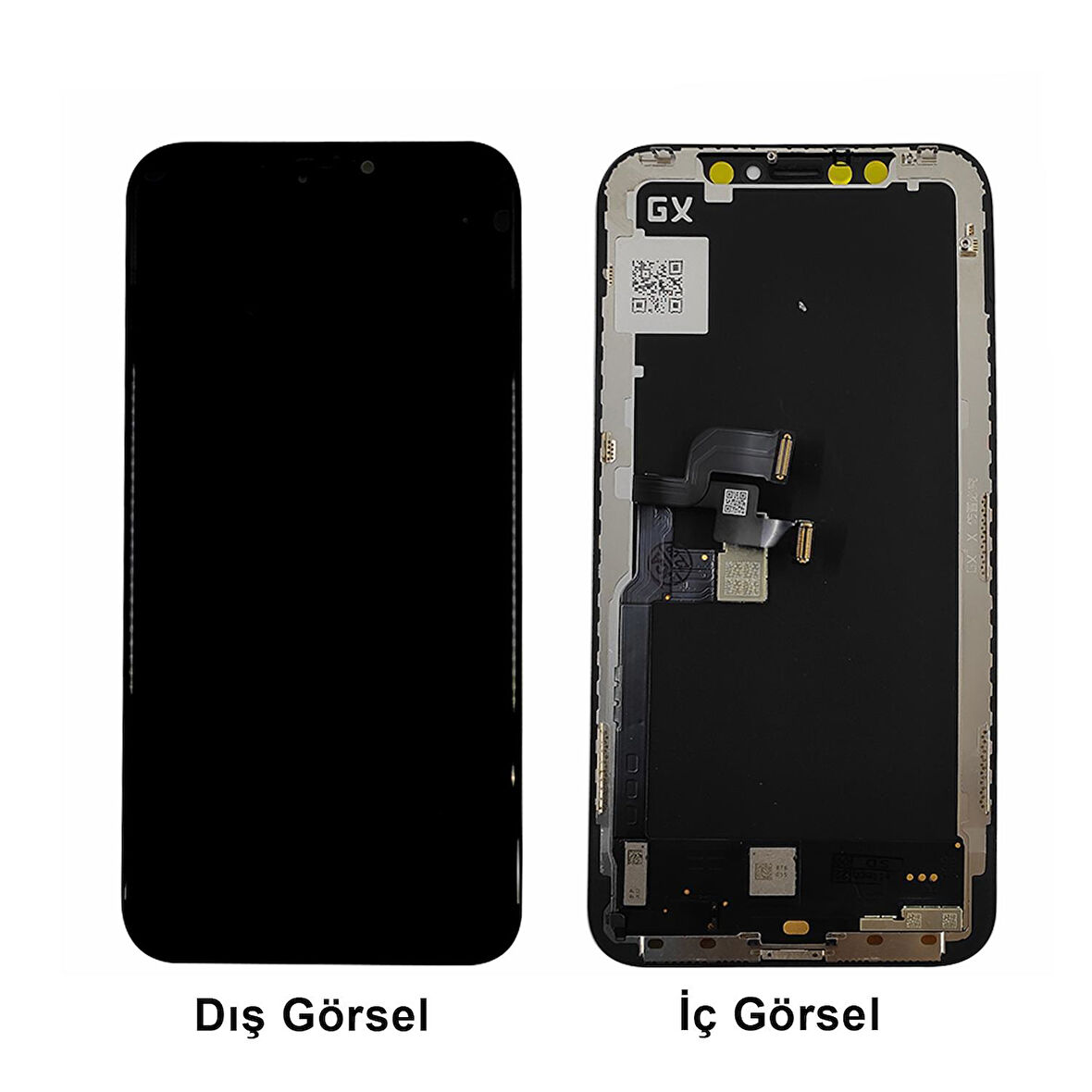 Teknonet Apple iPhone X Uyumlu GX Oled Lcd+Dokunmatik+Çıtalı VR-15445