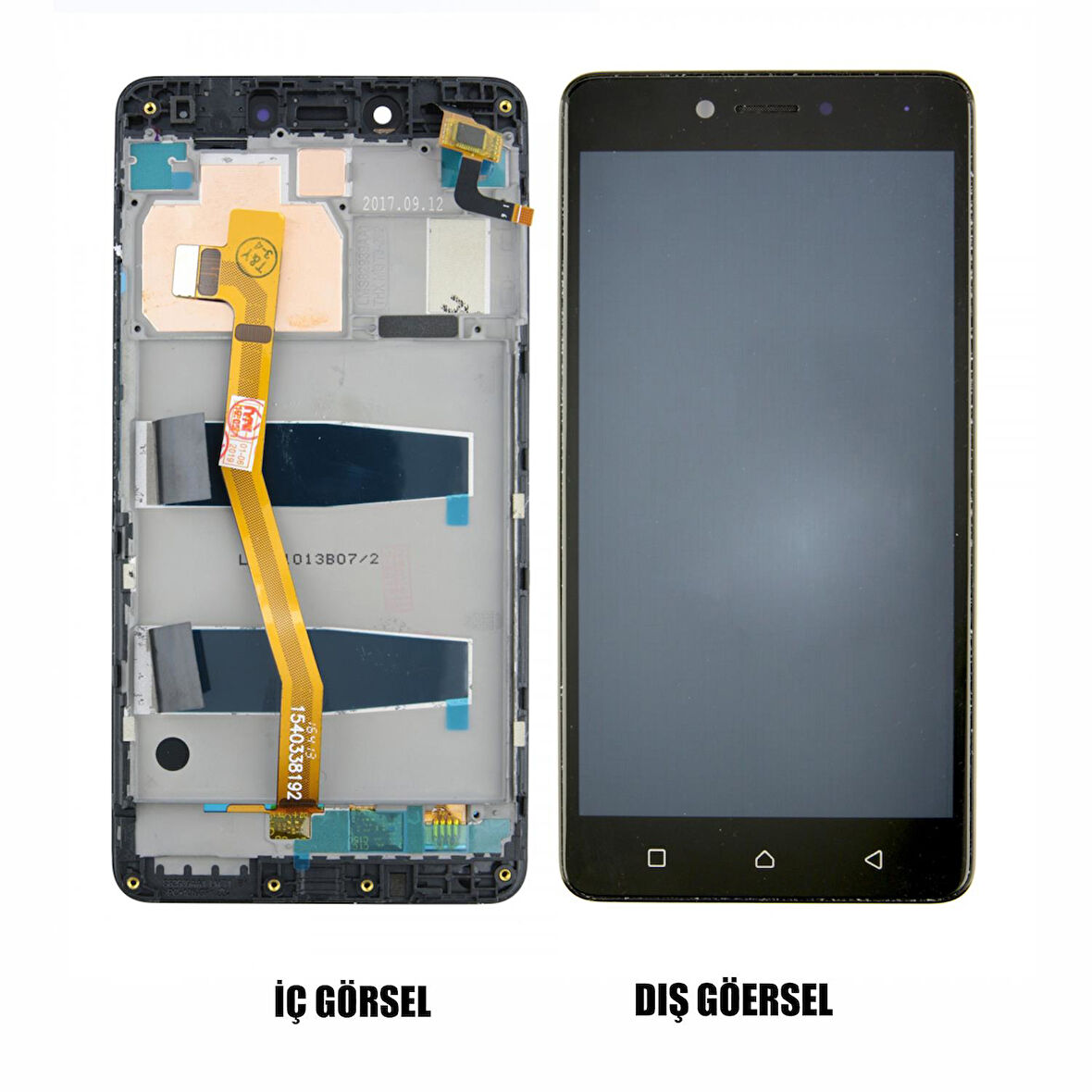 Teknonet Lenovo K6 Note Uyumlu Org Lcd+Dokunmatik+Çıtalı VR-17263