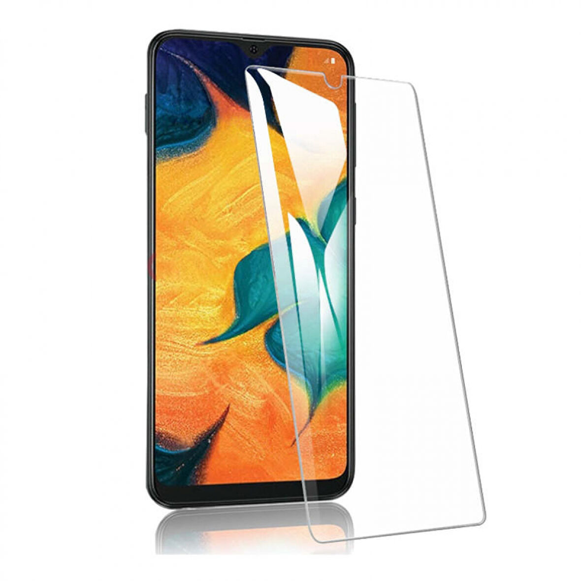 Samsung Galaxy A40 Uyumlu Şeffaf Temperli Cam Ekran Koruyucu