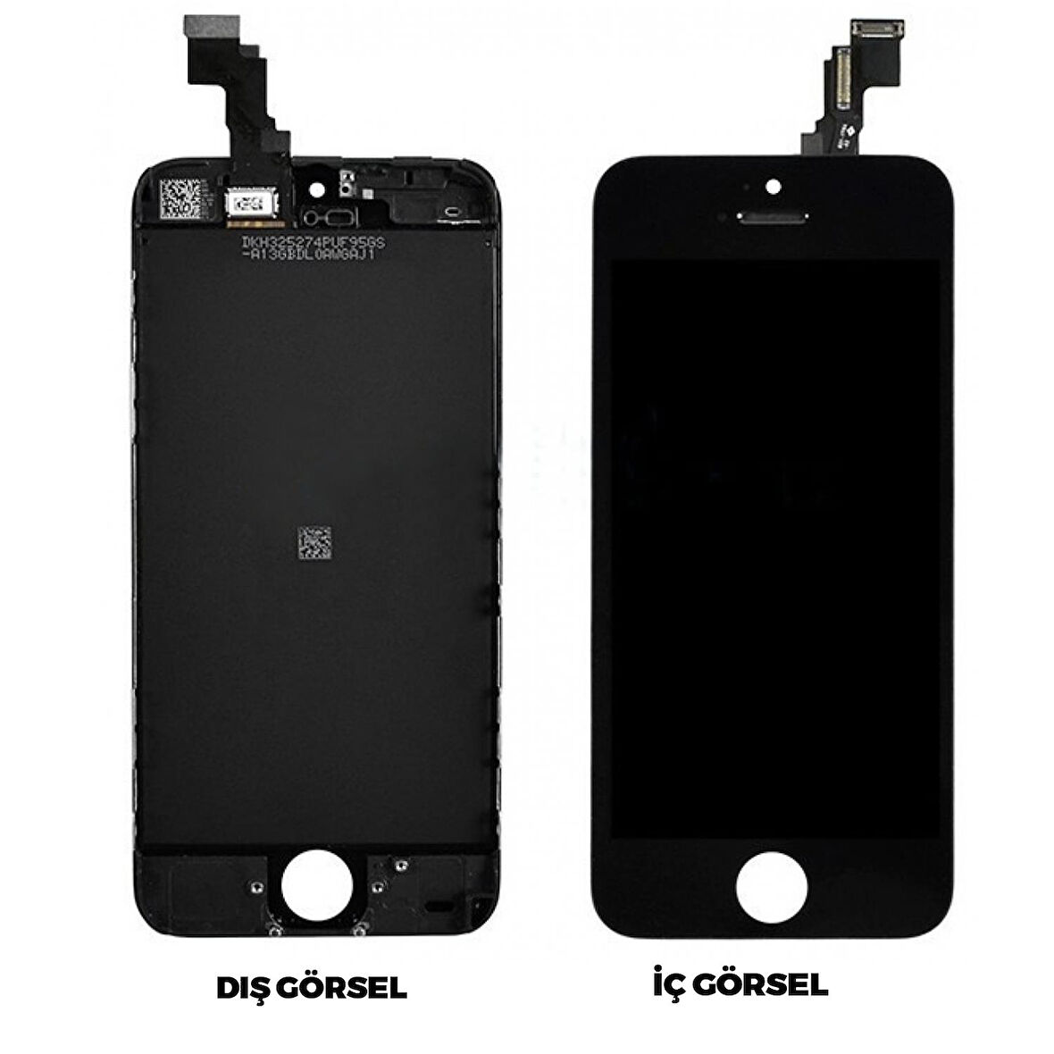 Teknonet Apple iPhone 5C Uyumlu AAA Kalite Lcd+Dokunmatik+Çıtalı VR-17977