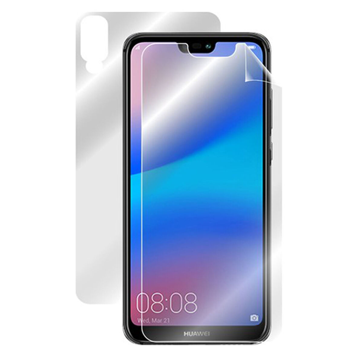 Huawei P Smart 2019 Şeffaf Ön ve Arka Koruma 360 Full Kaplama Ekran Koruyucu