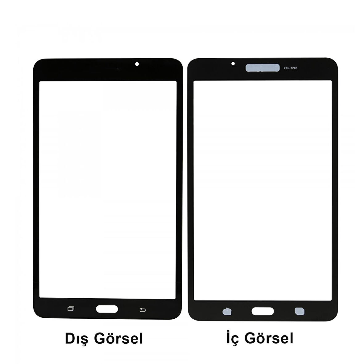 Teknonet Samsung Galaxy T280 Tab A 7.0 Uyumlu Dokunmatik Lens VR-18640