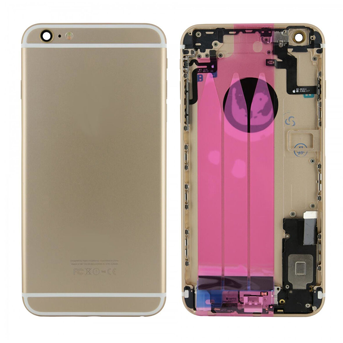 Teknonet Apple iPhone 6S Plus Uyumlu Batarya Kapaklı Dolu Kasa VR-18690