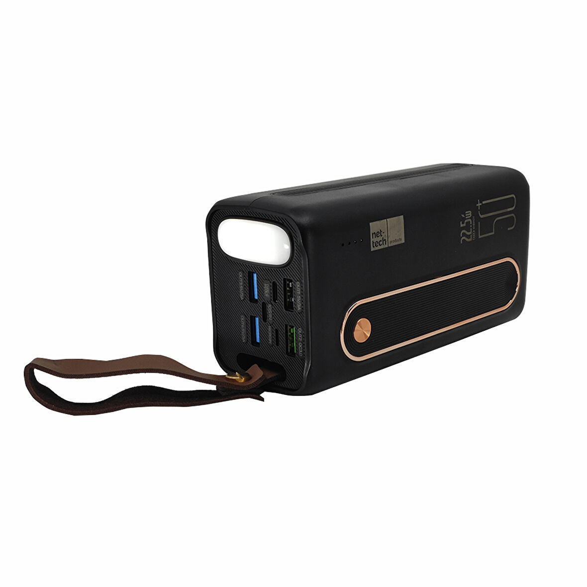 Nettech NT-PW14 22.5W 50000 mAh Taşınabilir Powerbank (Siyah)