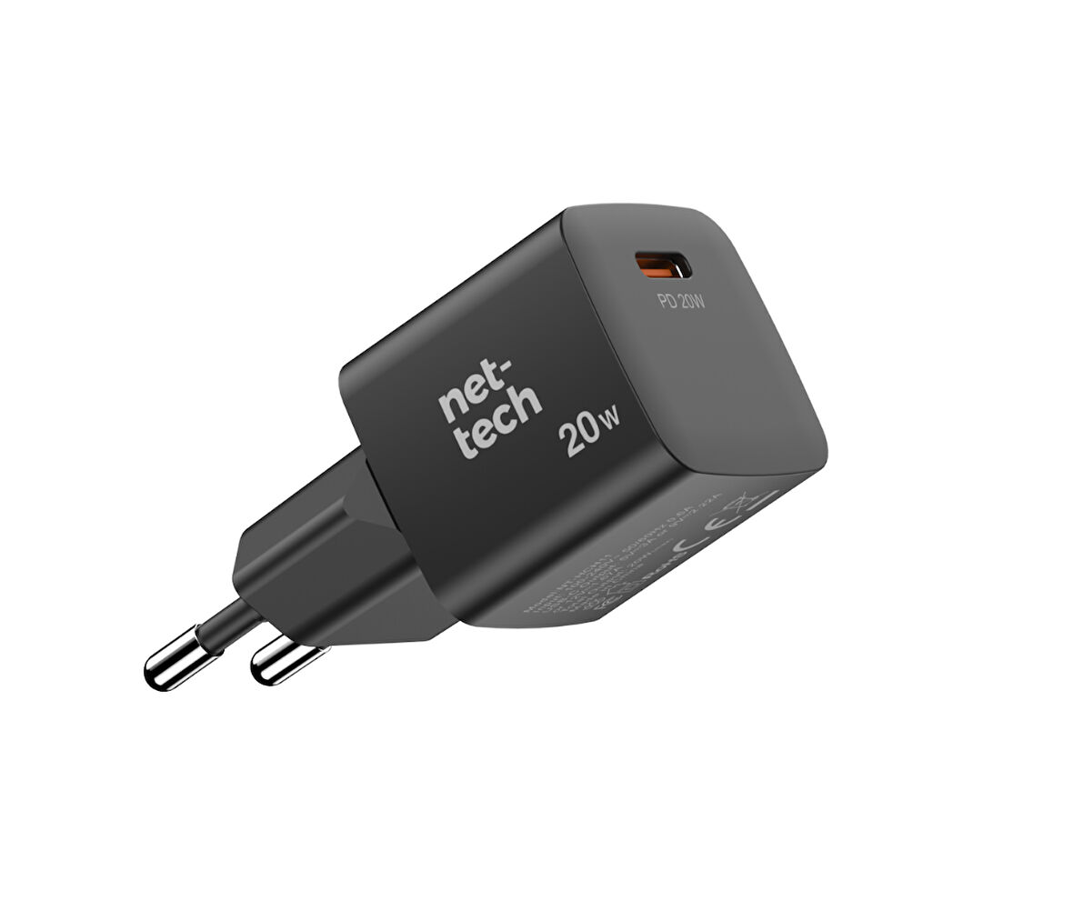 Nettech NT-HCH11 20W PD 3000 mAh Şarj Aleti (Siyah)