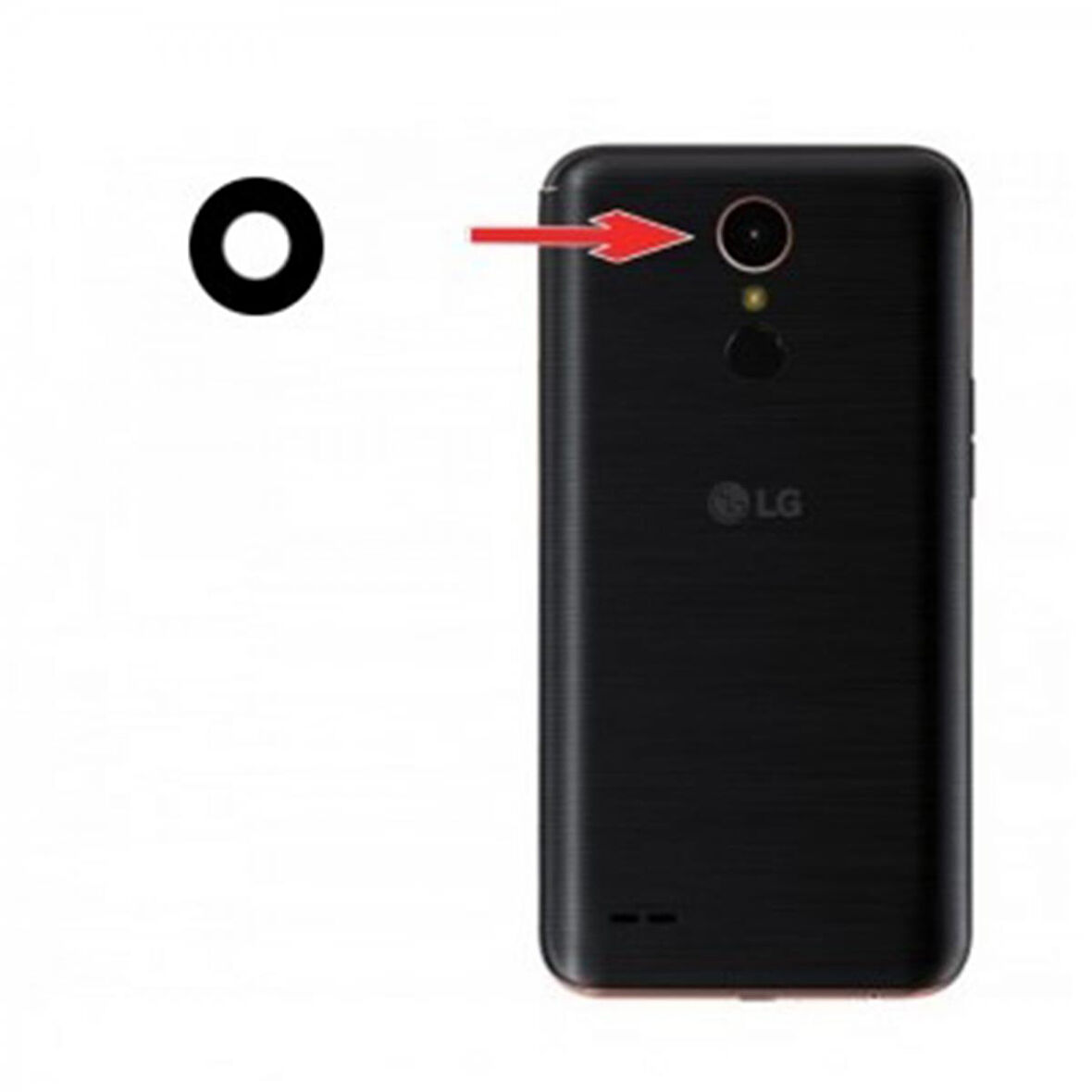 Teknonet LG K10 Uyumlu Kamera Camı NT-31796