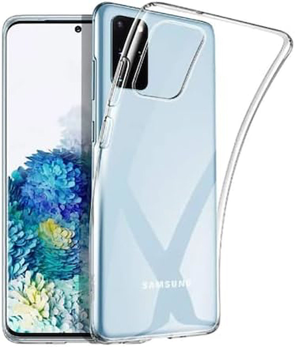 Samsung Galaxy A10s Lux Seri Premium Şeffaf Silikon Kılıf